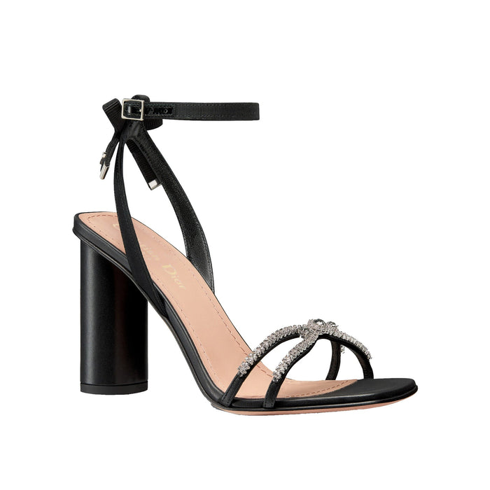 Sunset Sandals Black Calf Leather