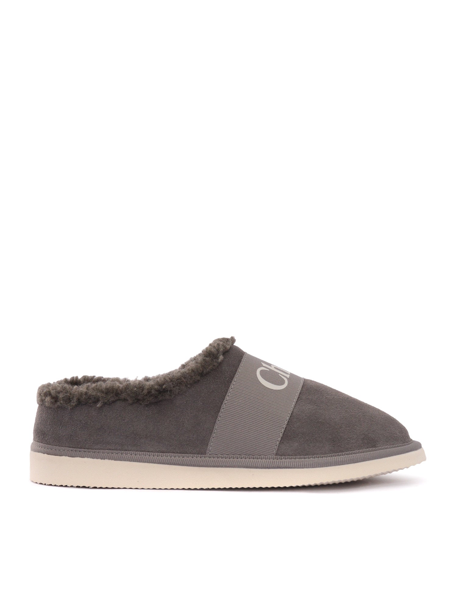 Sneakers Grey Leather Kid