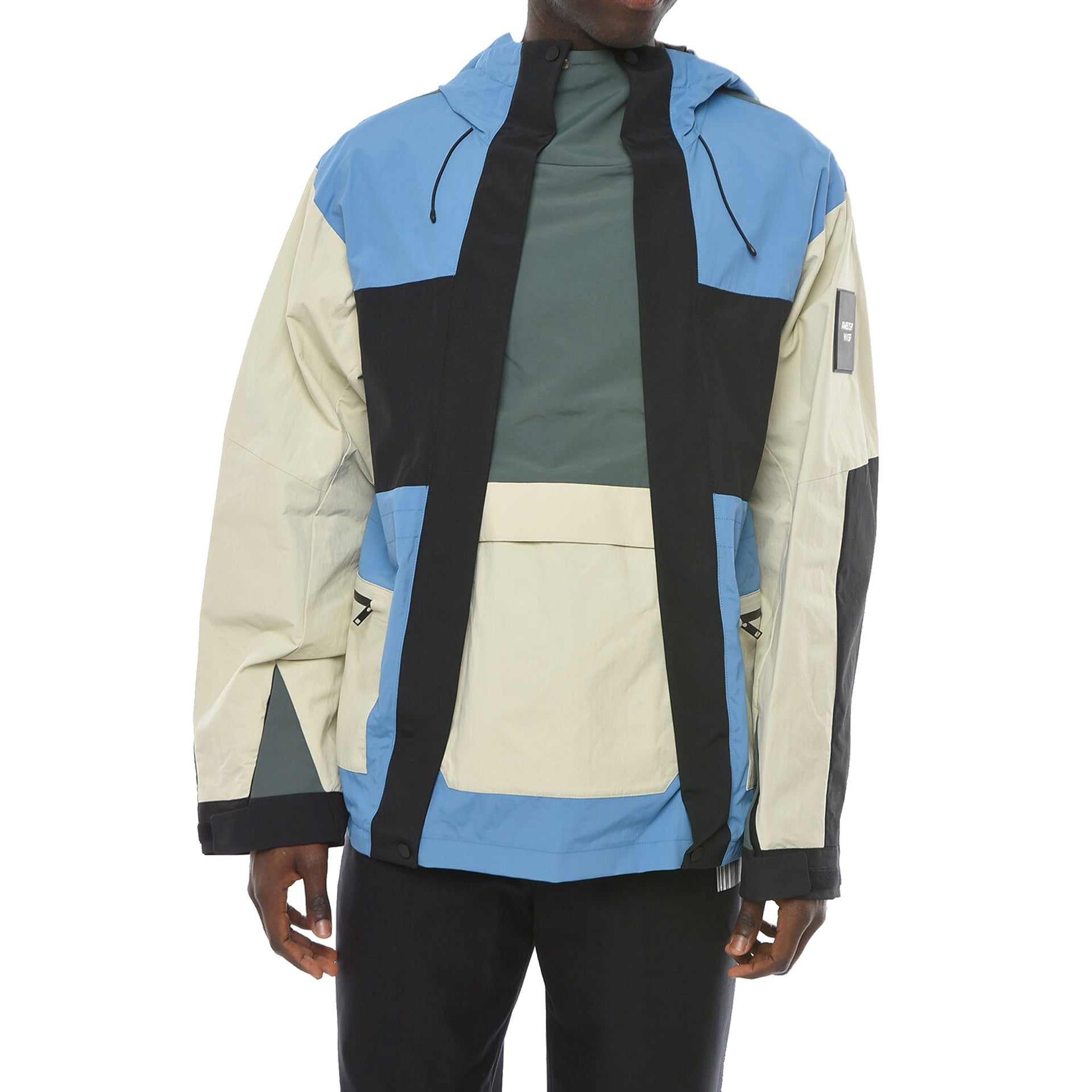 Ambush Colour-Block Jacket Blue Polyamide