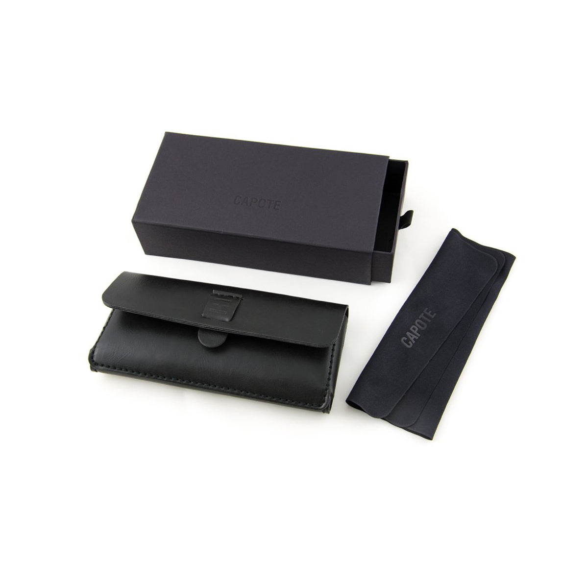 Capote Eyewear ACX221 BLK black Nero Titanium Occhiali Da Sole