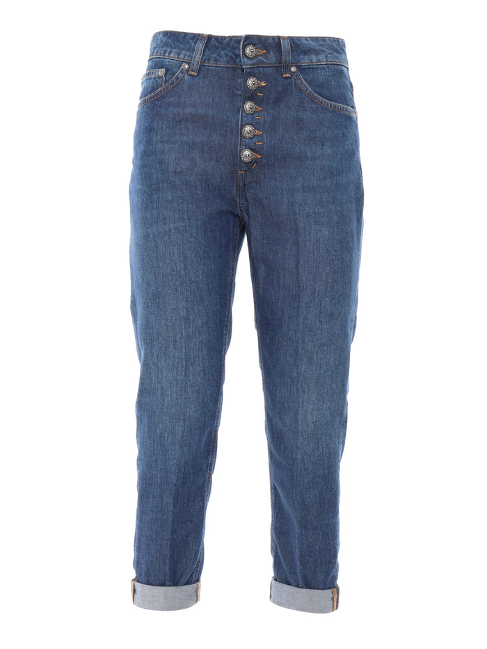 KOONS GIOIELLO PANTS Blue Lyocel Jean
