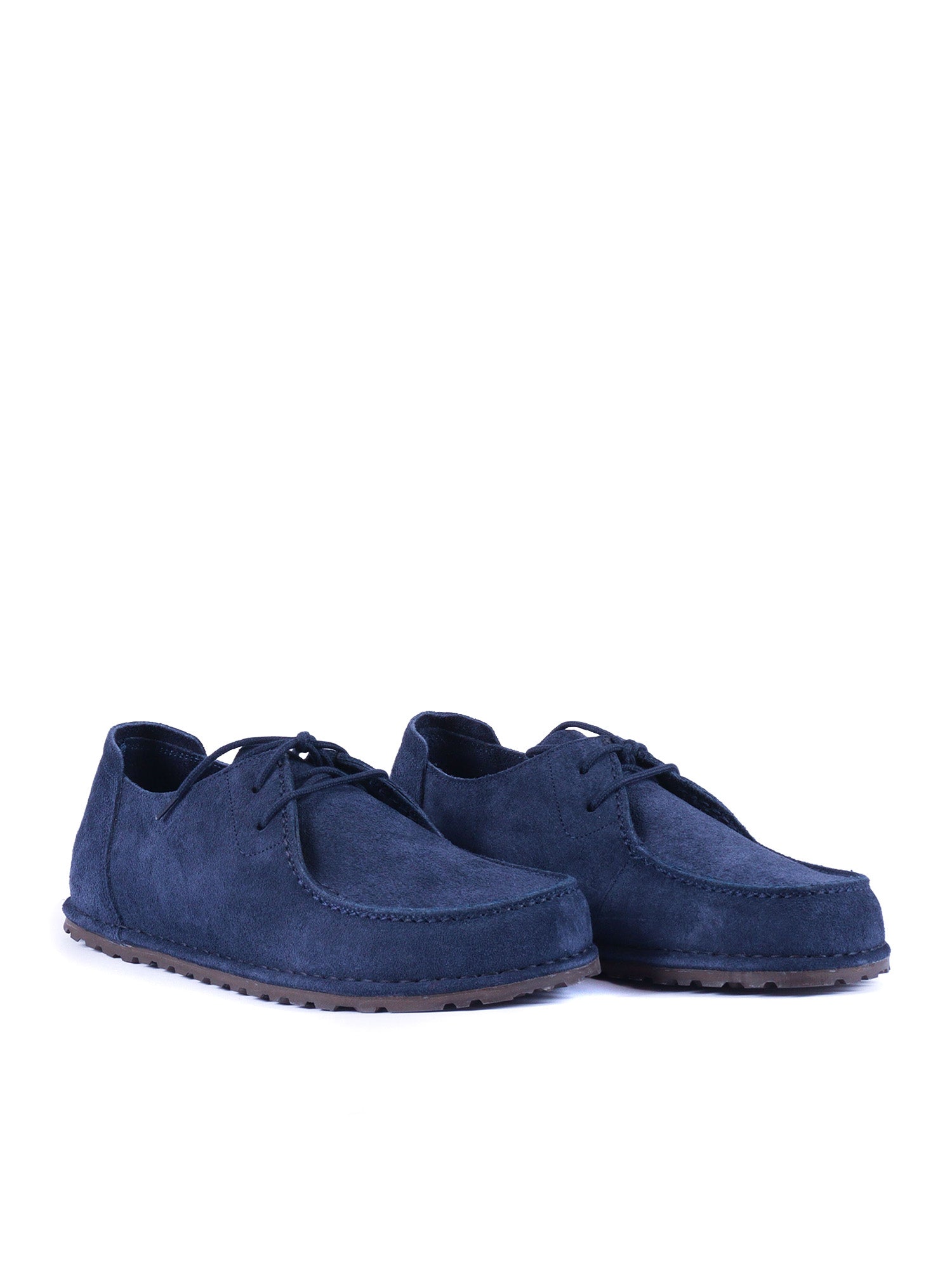 Utti Lace N New Navy, Suede Leather Blue Sole In Eva Loafer