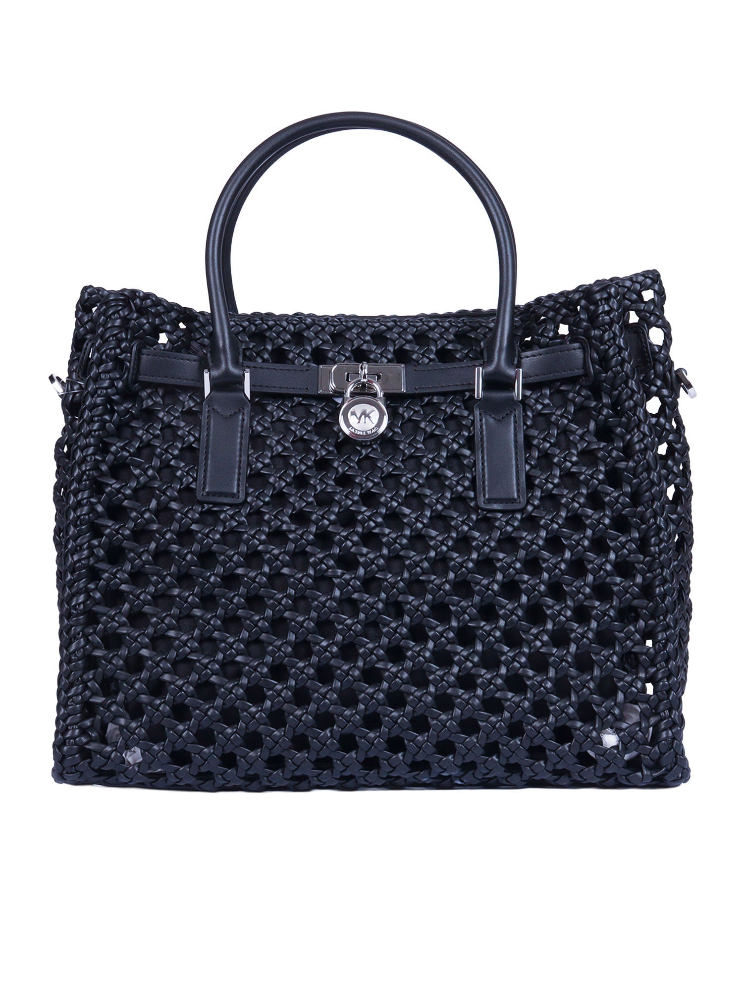 Lg Satchel Black Handbag