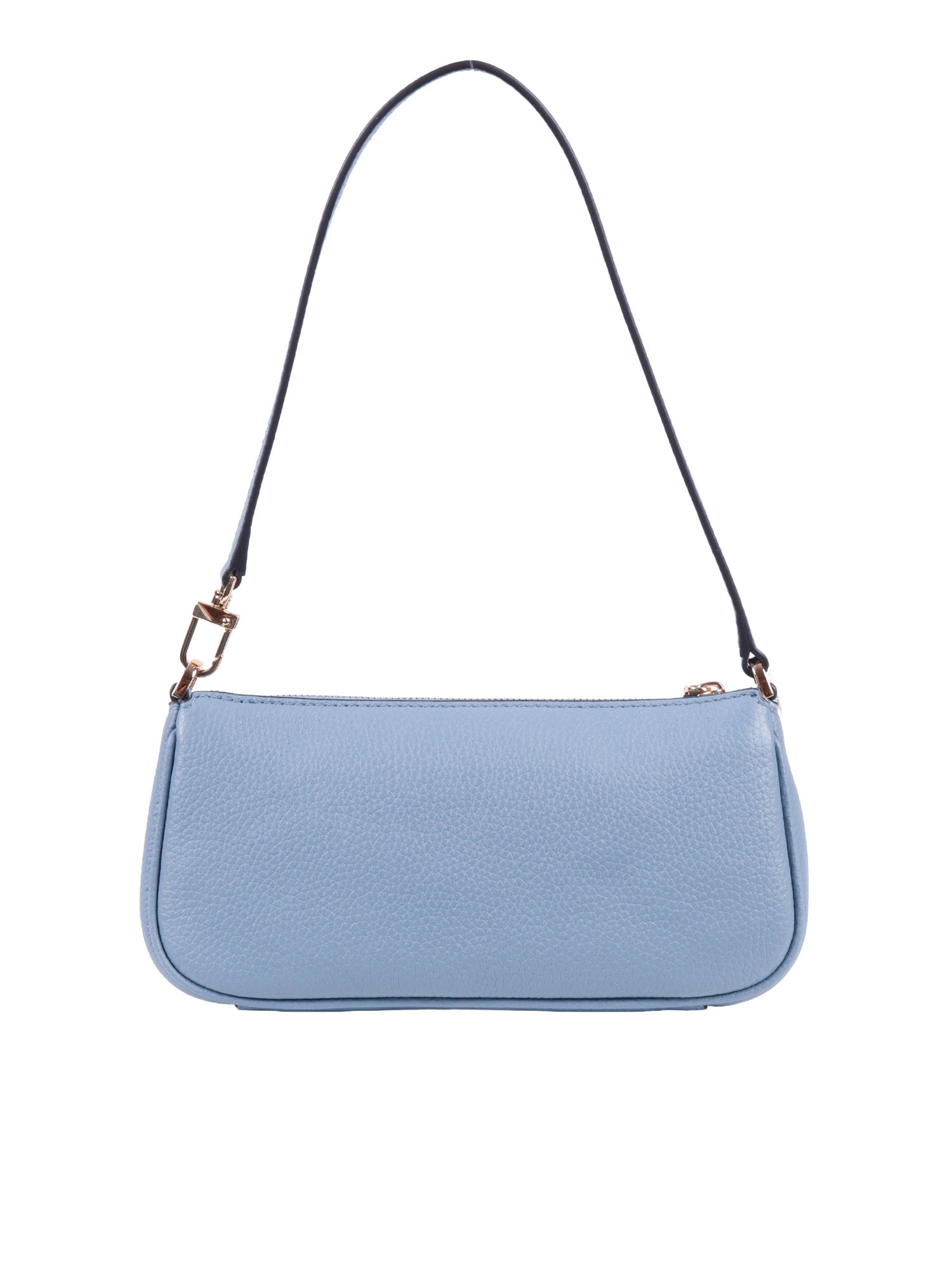SM CONV POUCHETTE Light Blue Cow Leather Handbag