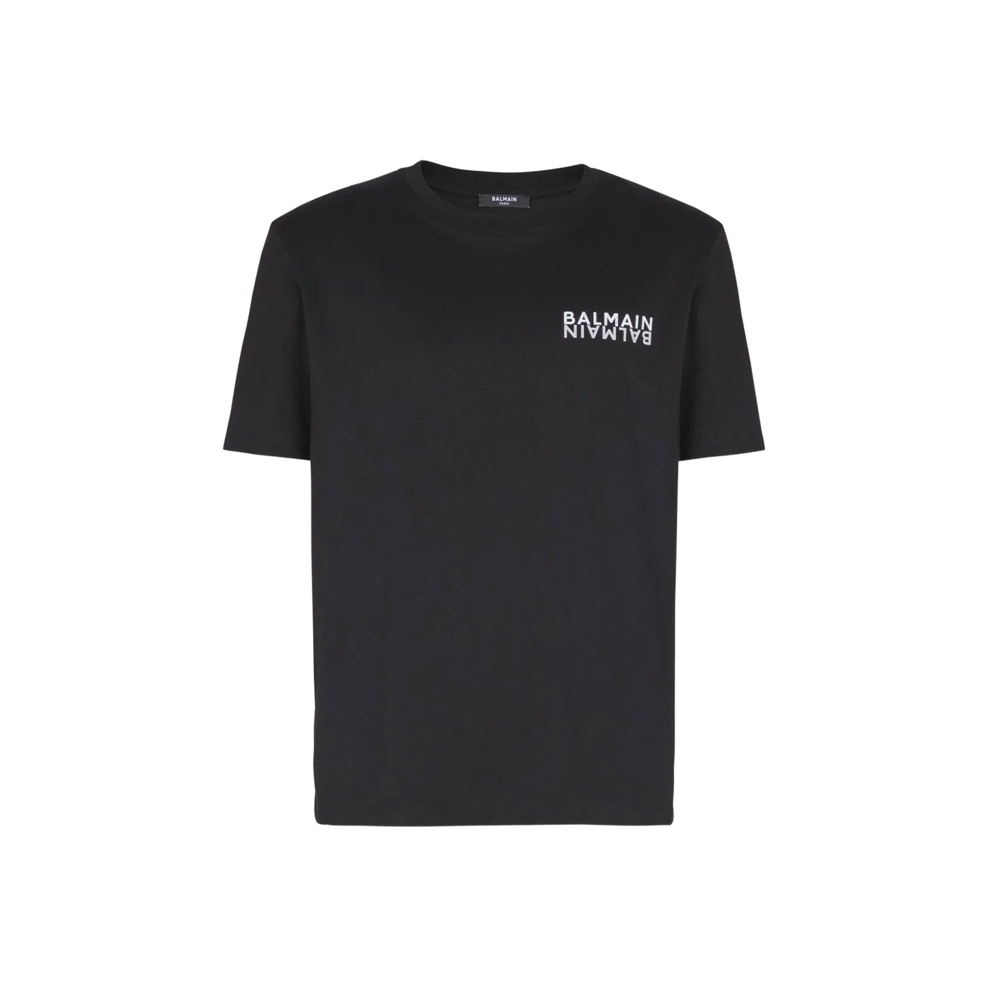 Logo-Print T-Shirt Black Cotton