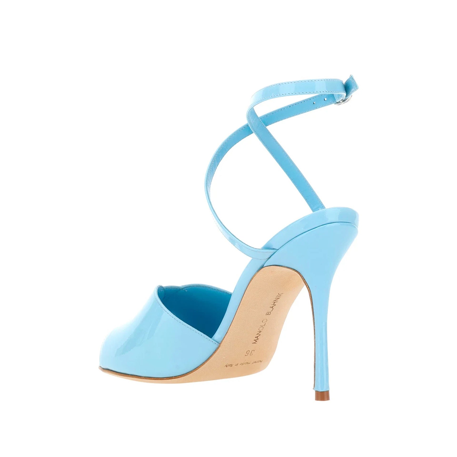 Hourani 105 Sandals Blue Calf Leather