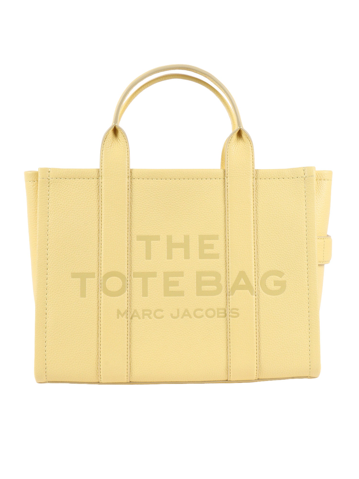 THE MEDIUM TOTE Yellow Cow Leather Handbag
