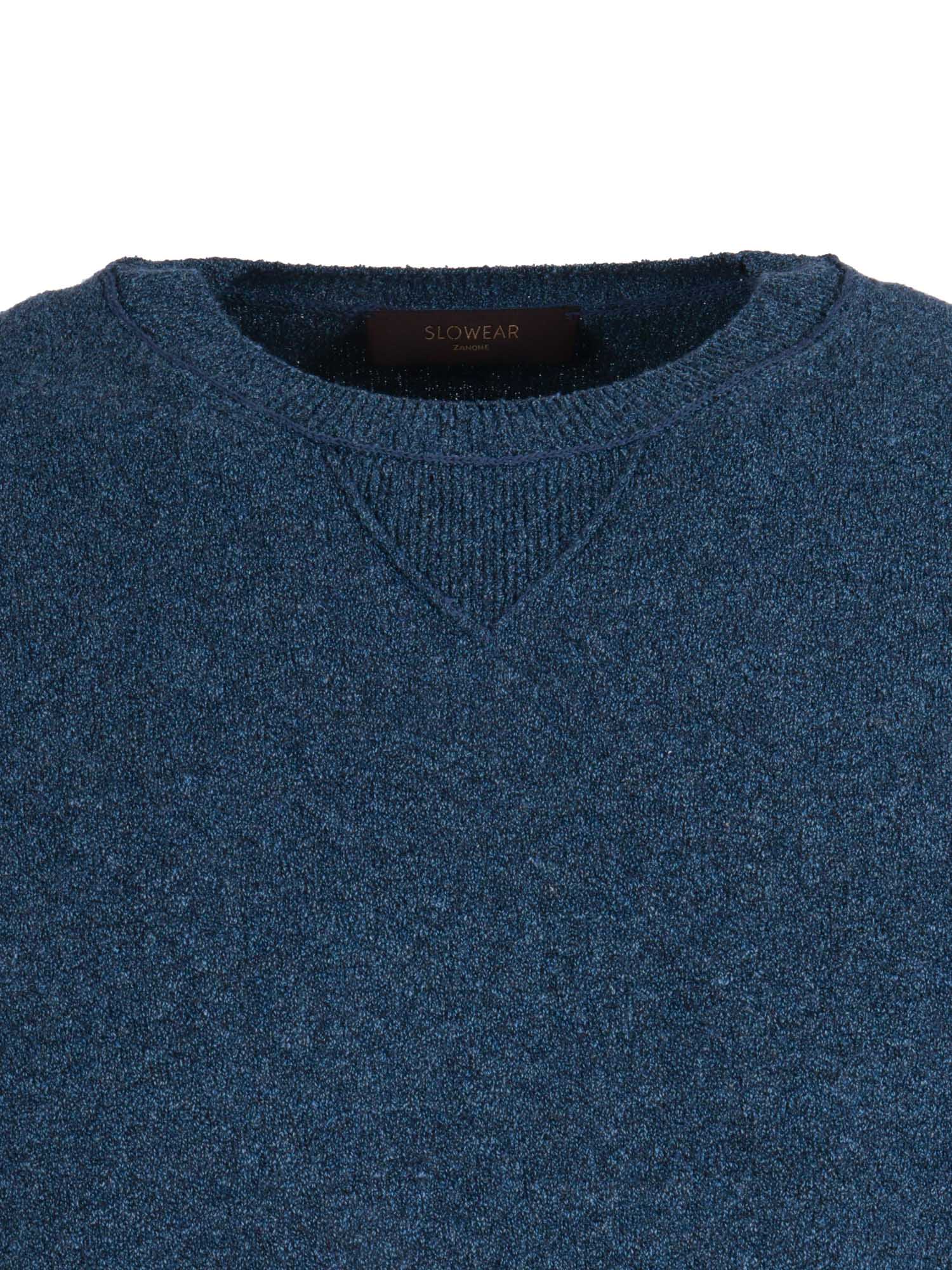 SWEATSHIRT Blue Cotton Polyamide