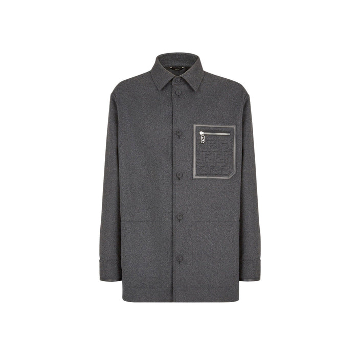 Go-To Cashmere Jacket Gray Elastane