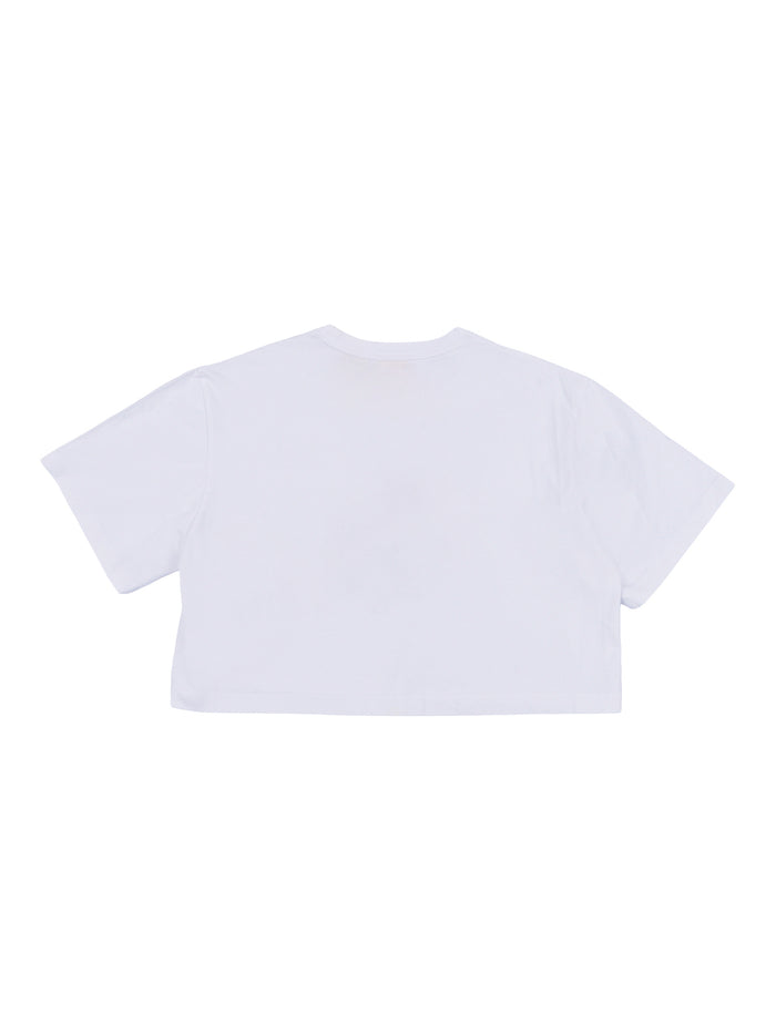 DAISY LOGO BOX TEE S-S White Cotton Shirt
