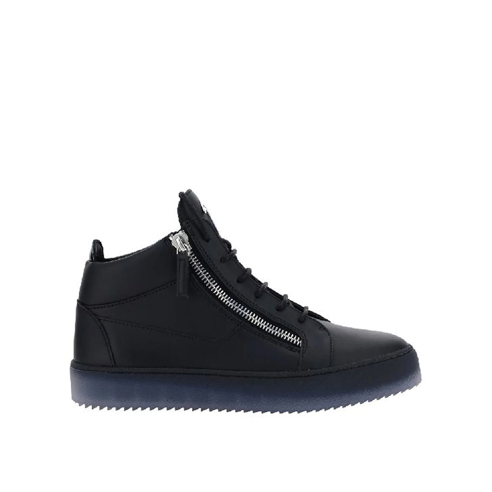 May London Sneakers Black Calf Leather