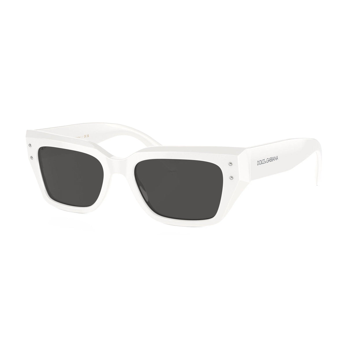 DG4462 Linea DG SHARPED 331287 White Bianco Acetate Occhiali Sole