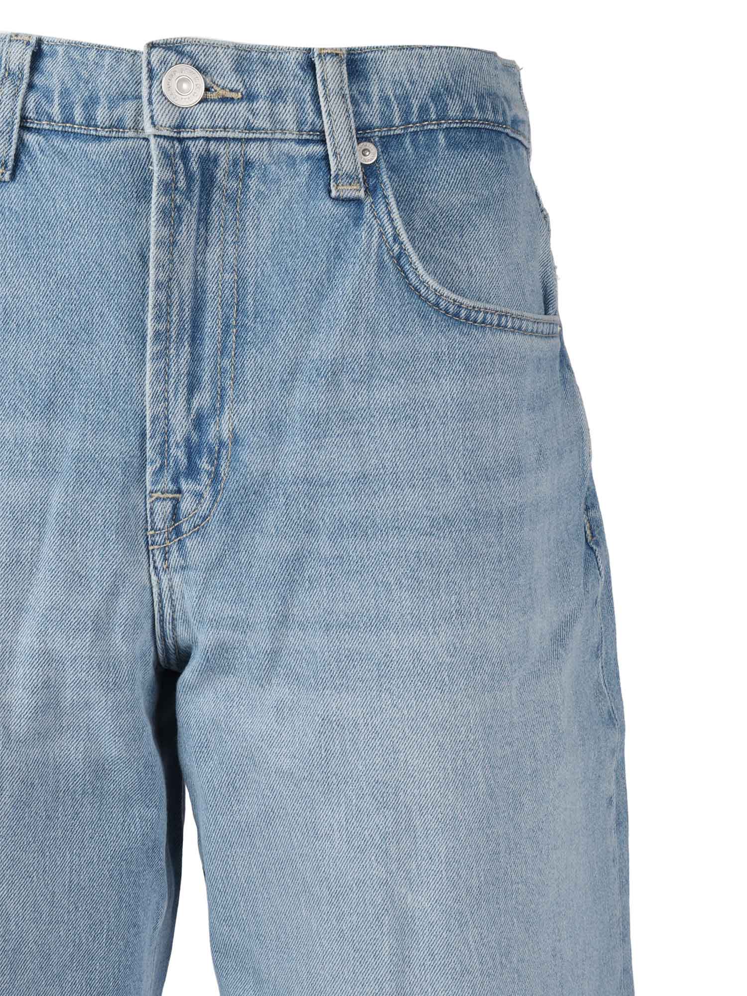 BONNIE CURVILINEAR Seabreeze Blue Cotton Elastane Jean