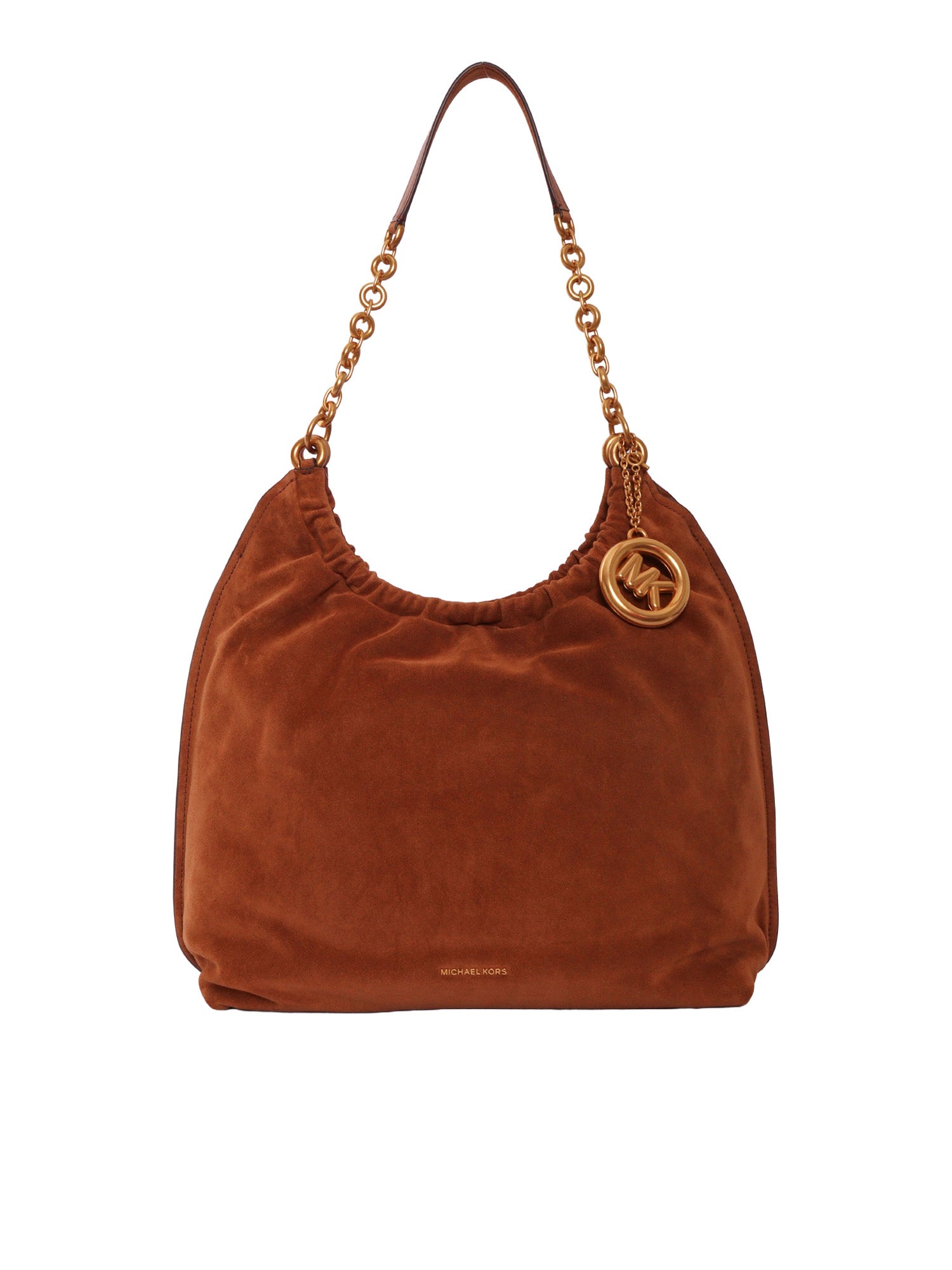 LG CINCH MSGR Brown Calf Leather Handbag