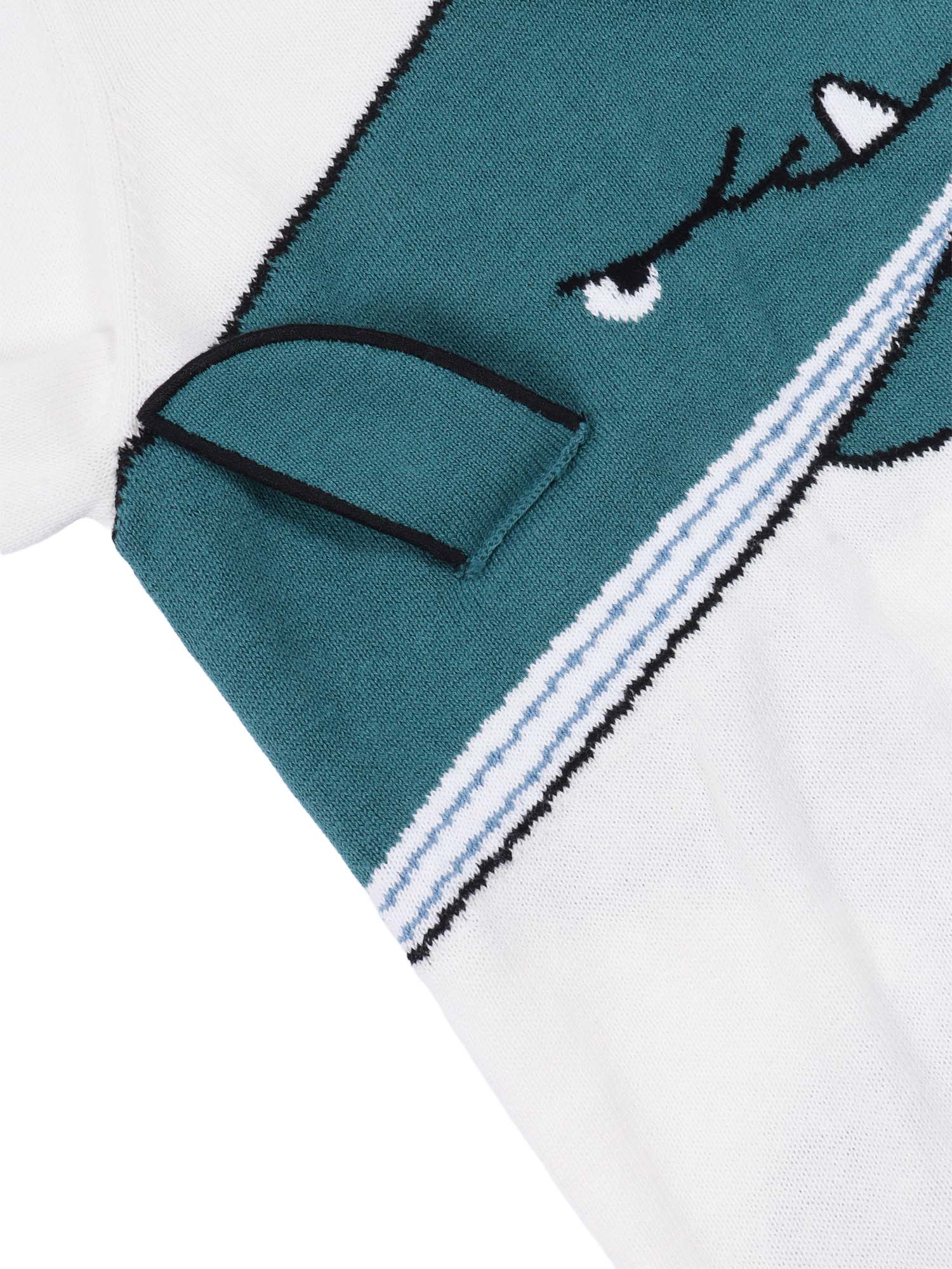 JUMPER White Cotton Crewneck