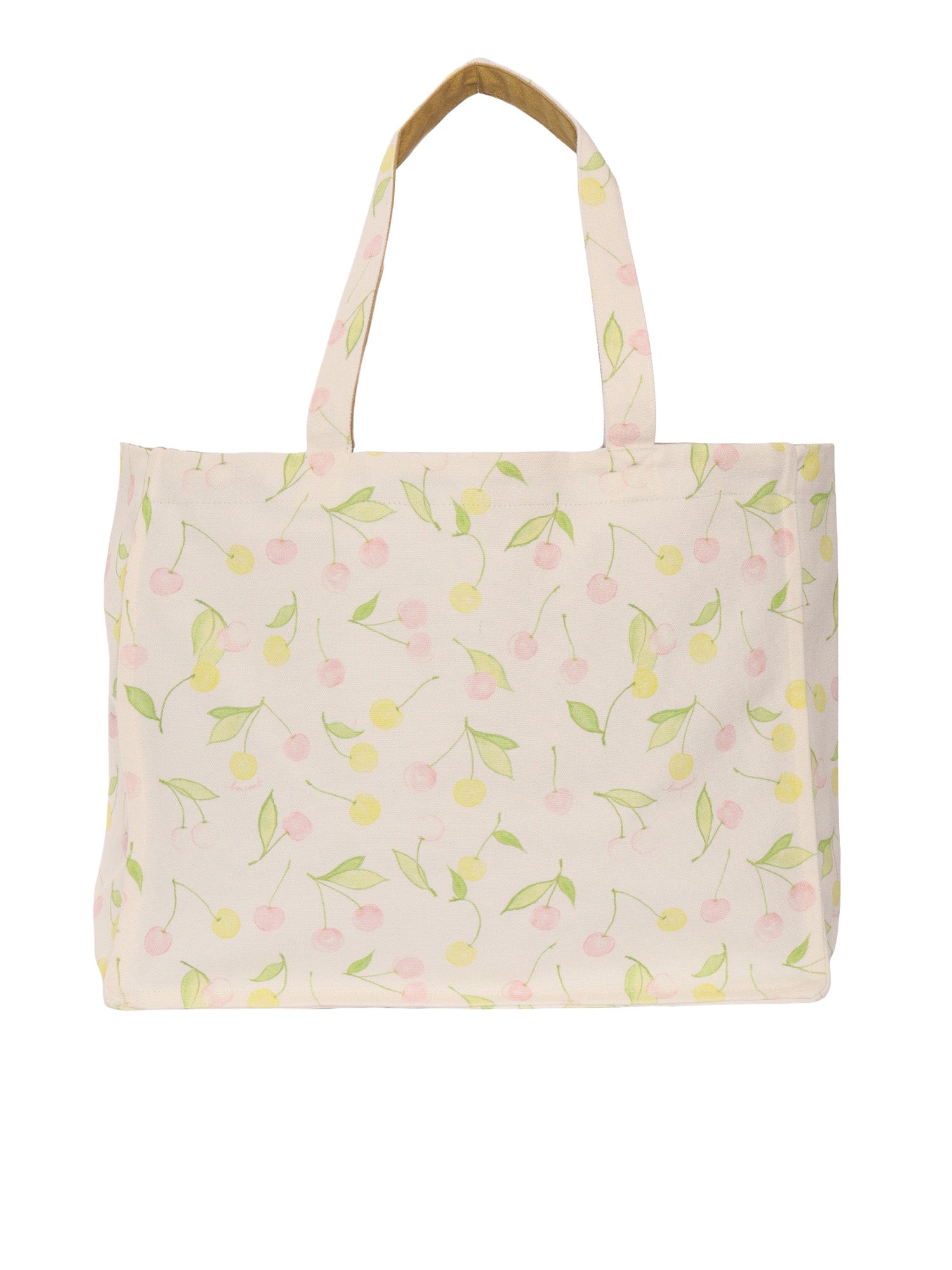 CABAS EMIKO BAG Pink Cotton Handbag