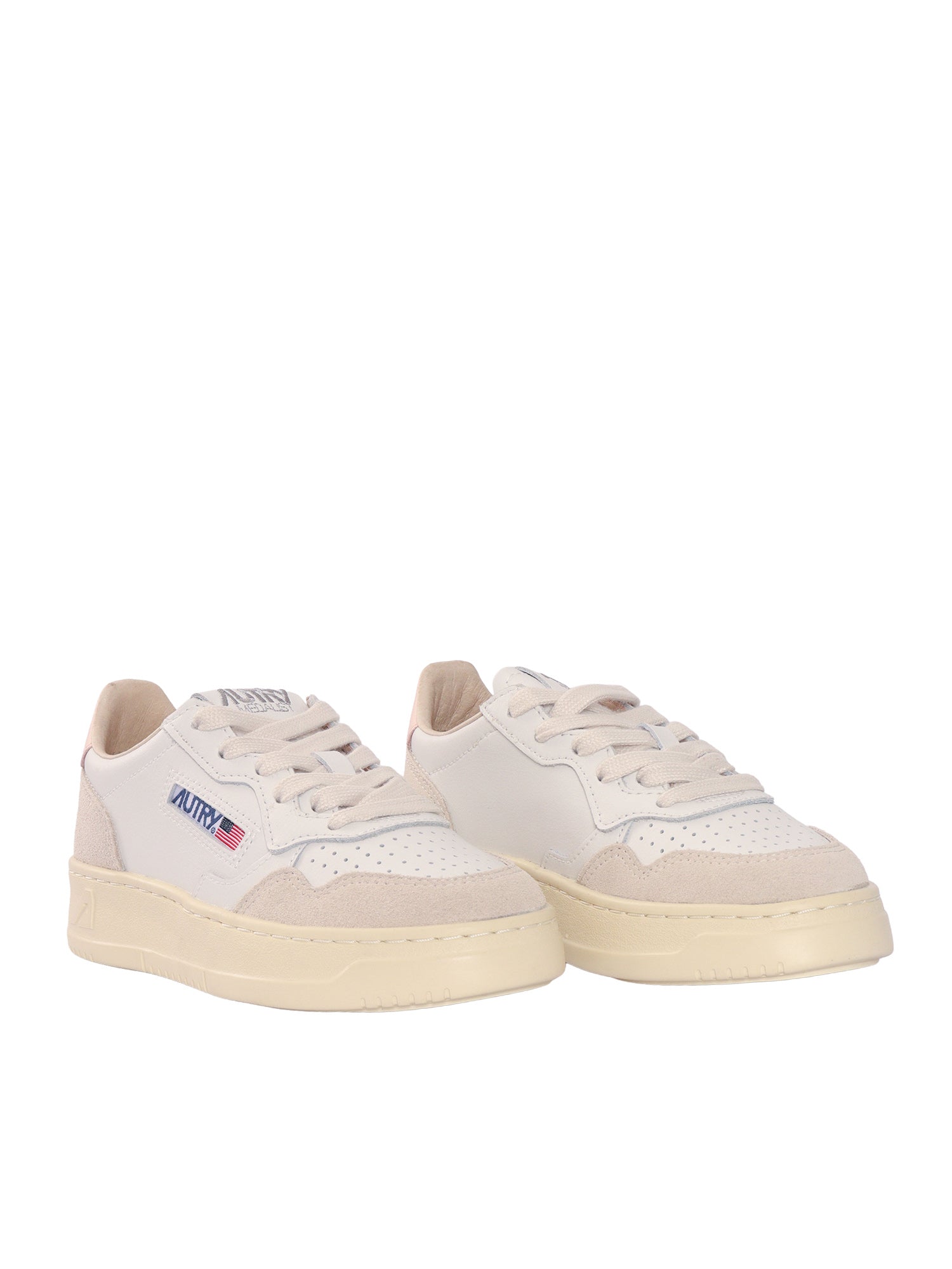 MEDALIST KIDS LOW KID SUEDE-FOUR WHT-CRPINK SNEAKERS White