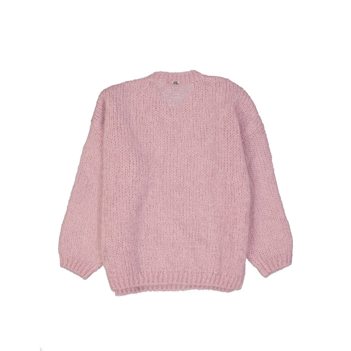 Herno Mohair Wool Sweater Pink Polyamide