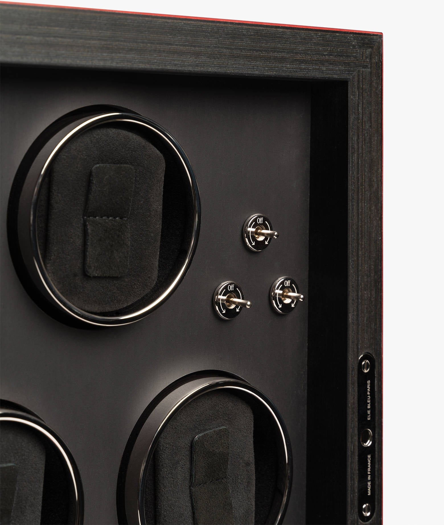 Rotation Box For Watches Red Watch Case