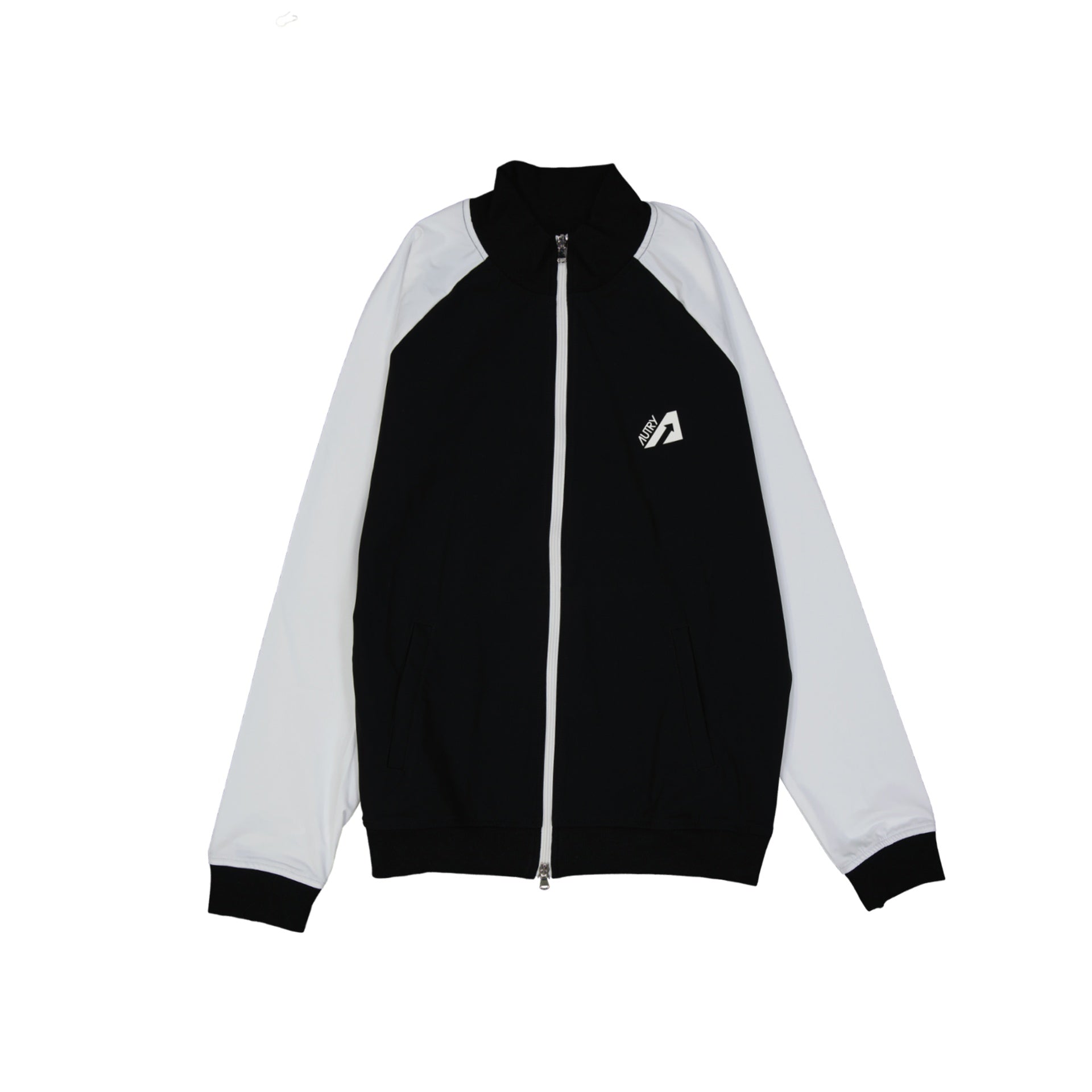 Autry Logo Bomber Jacket Black Elastane Polyamide