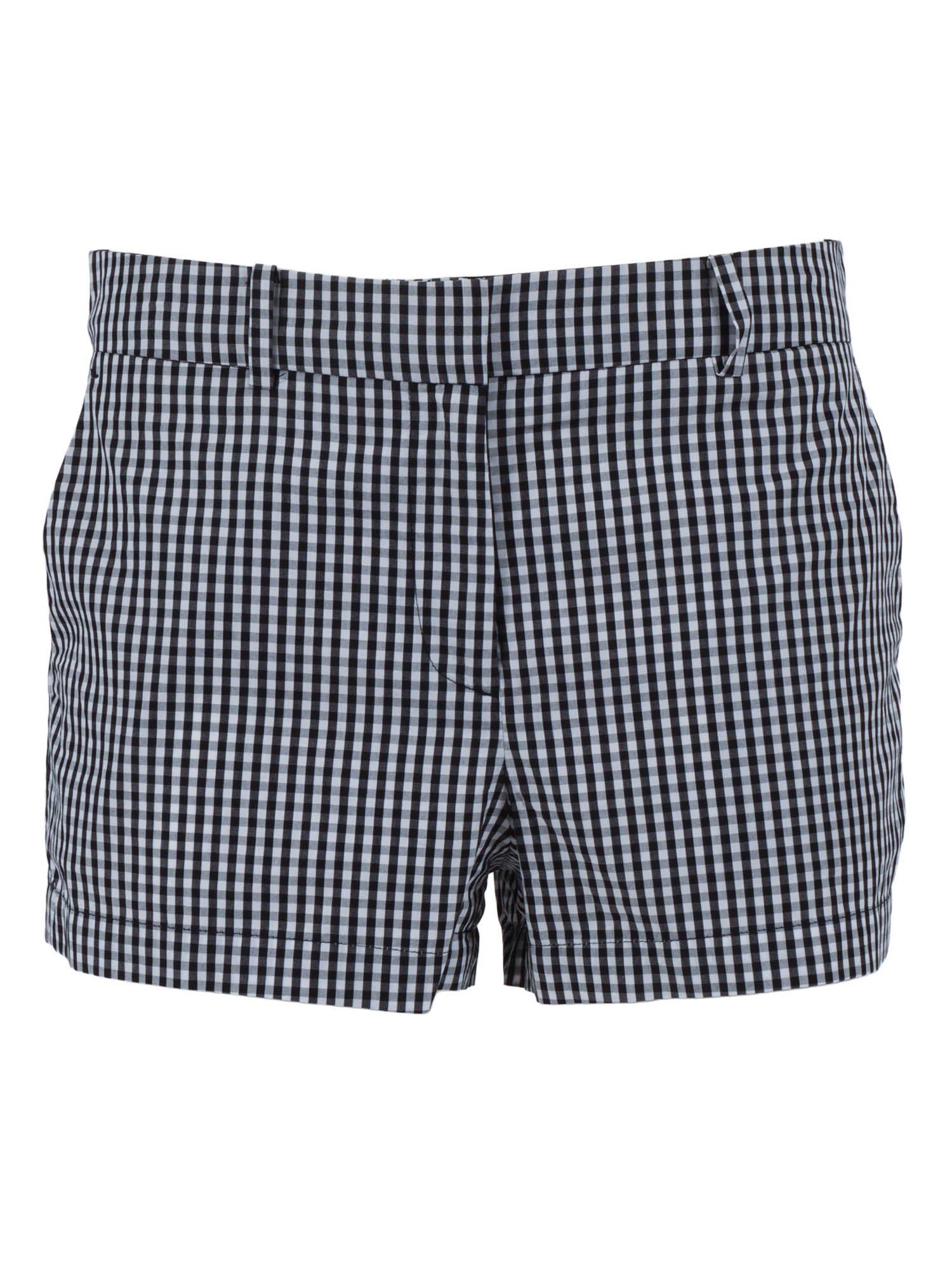 GISELE SHORT Blue Cotton Bermuda