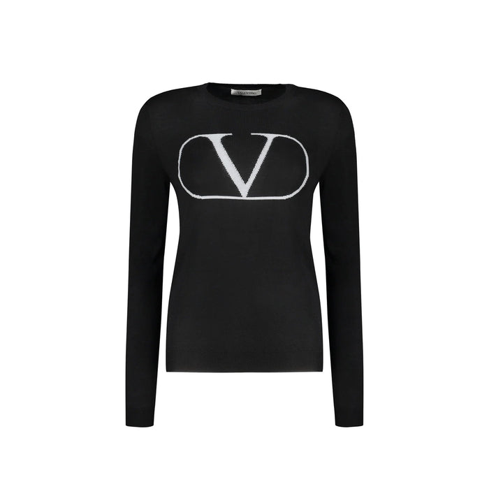 Garavani Sweater Black Virgin Wool