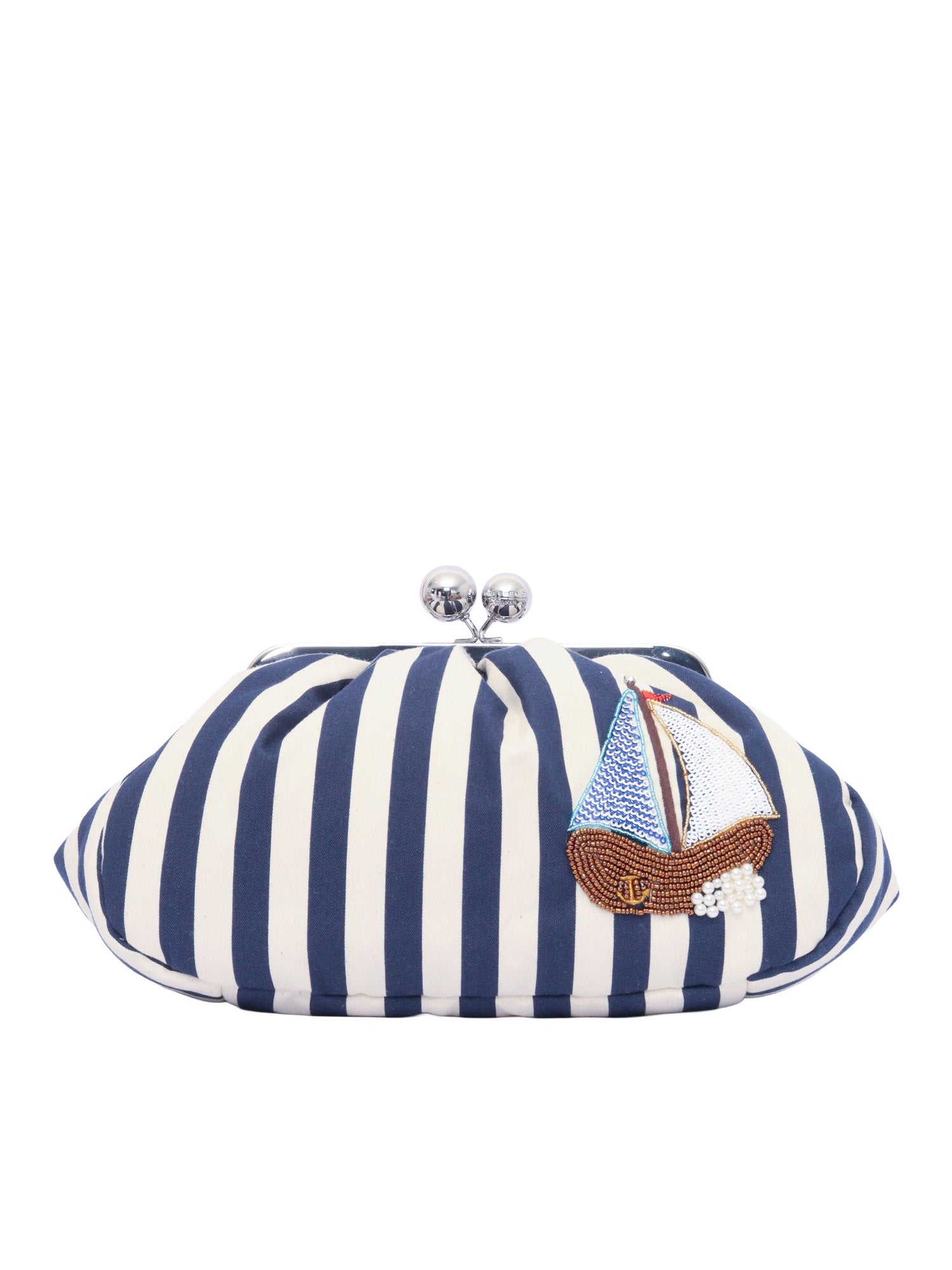 Bag Blue Cotton Polyamide Handbag