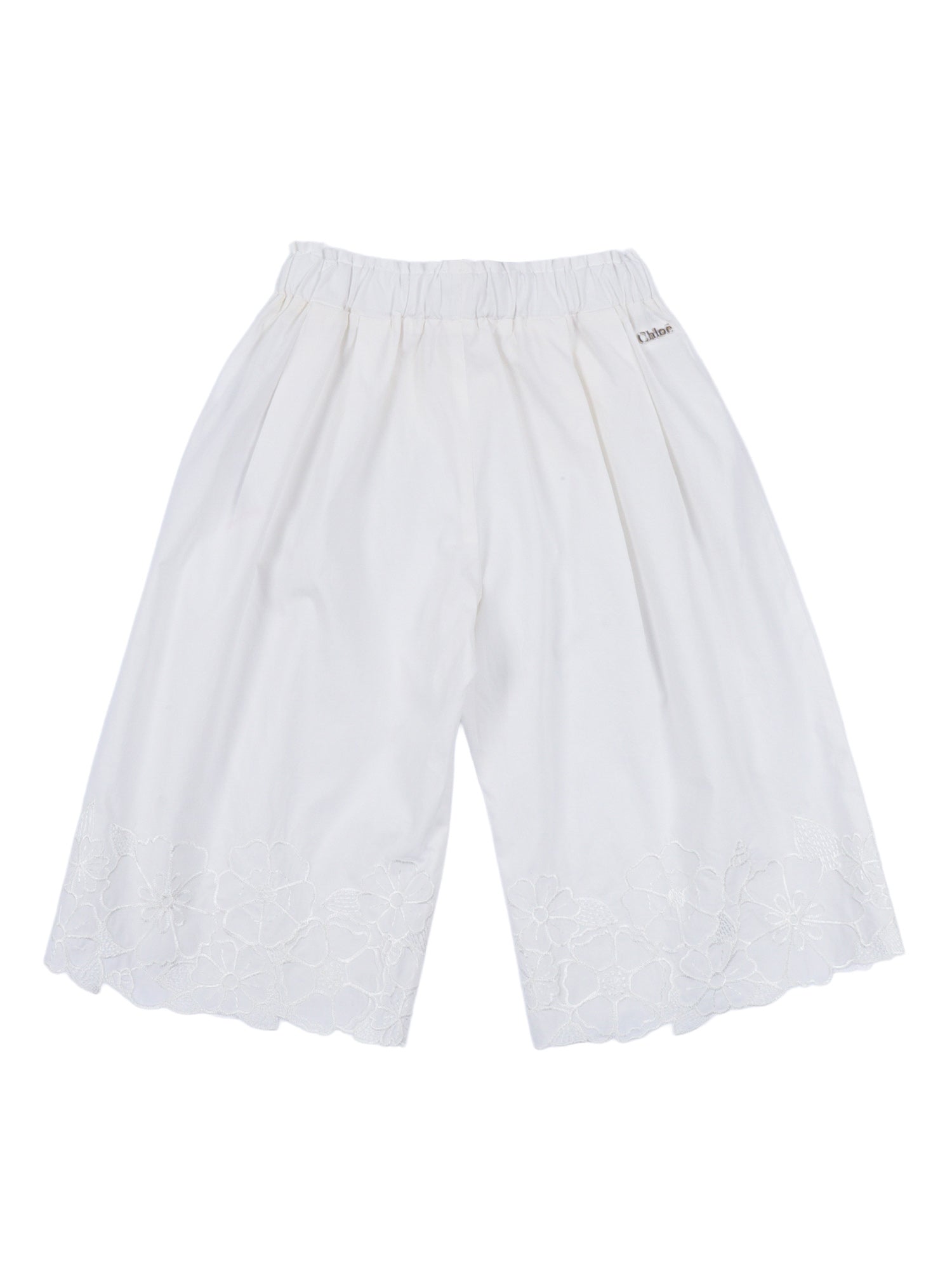 TROUSERS White Cotton Pant