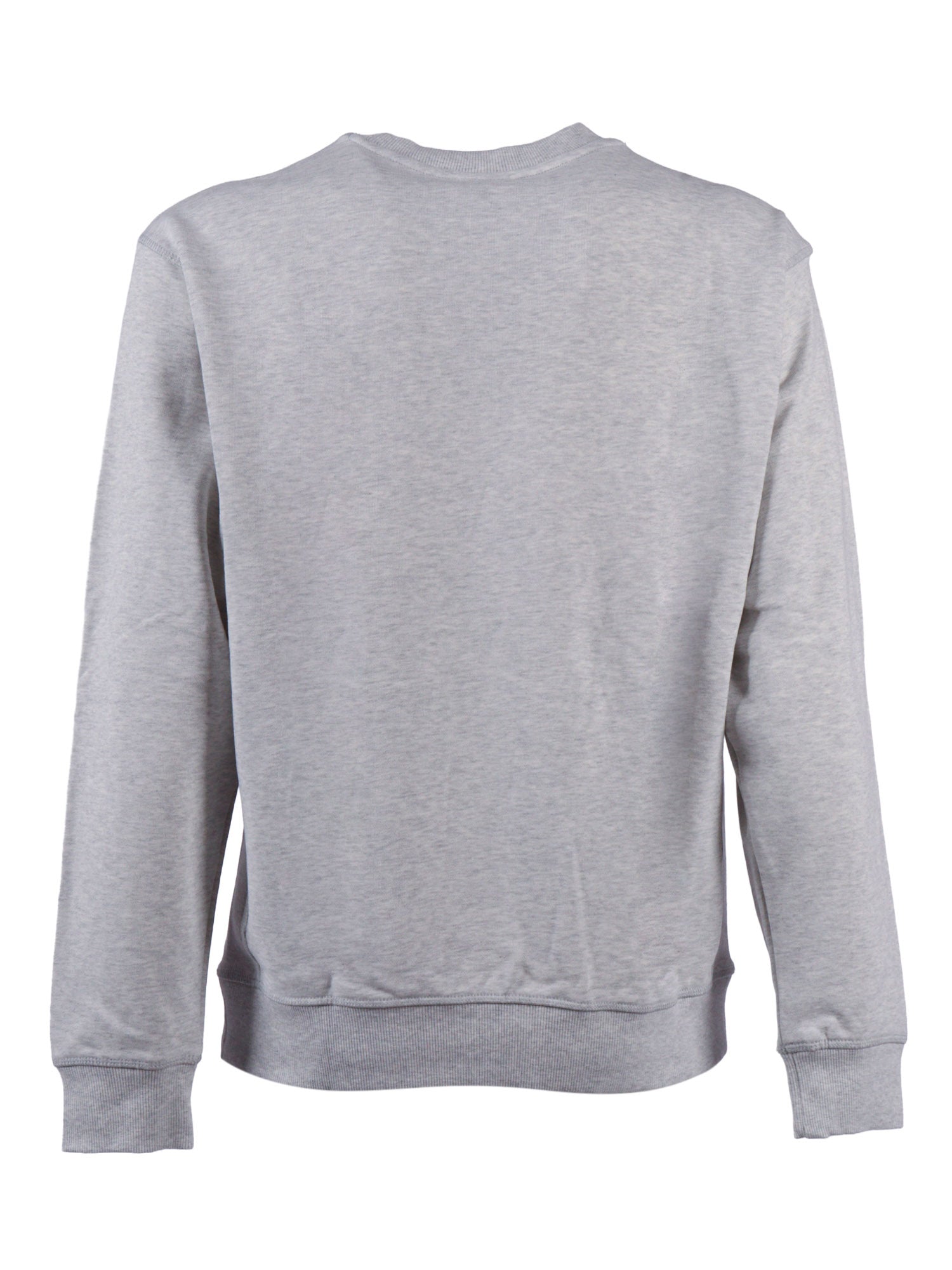 Athletics Premium Logo Crew - Ash Heather Grey Cotton Crewneck
