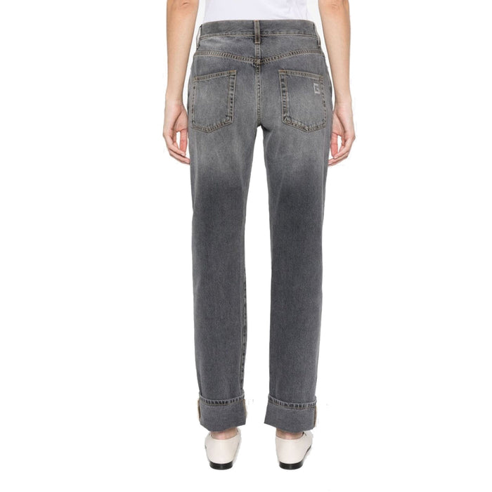 Jeans Gray Cotton