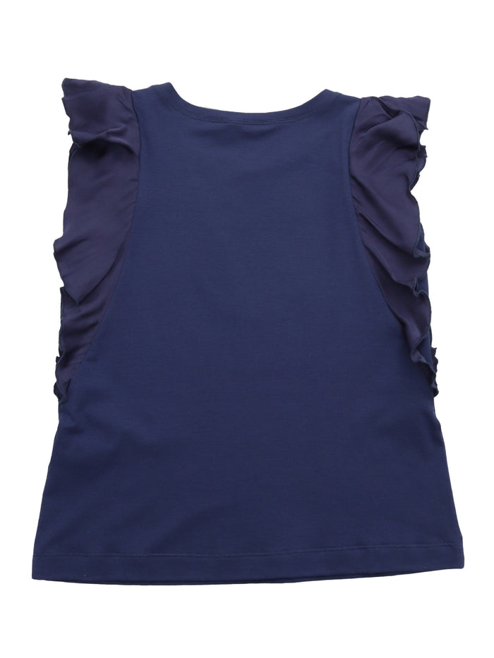JERSEY TOP Blue Tank