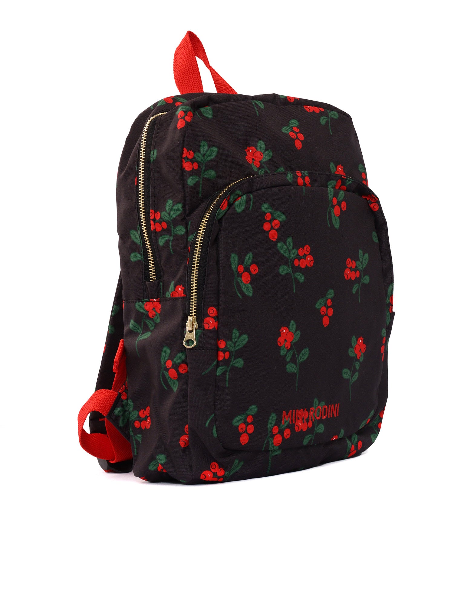 Lingonberries backpack Black Recycled Polyester