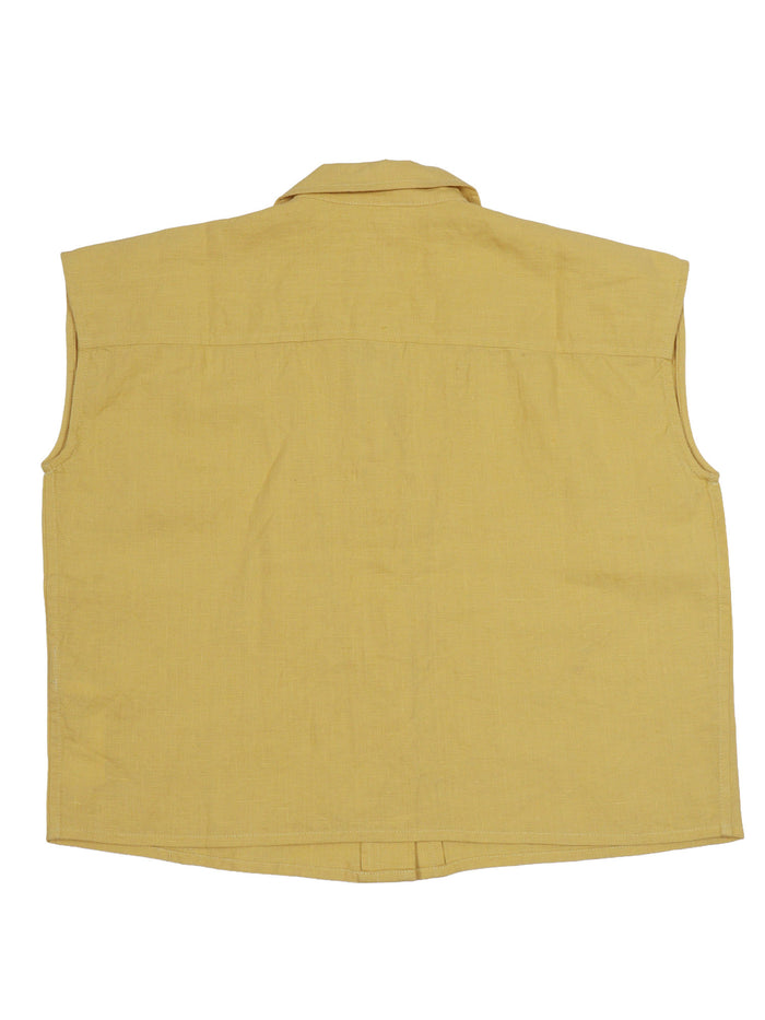 Girls Shirts Zoe Nico Yellow Linen