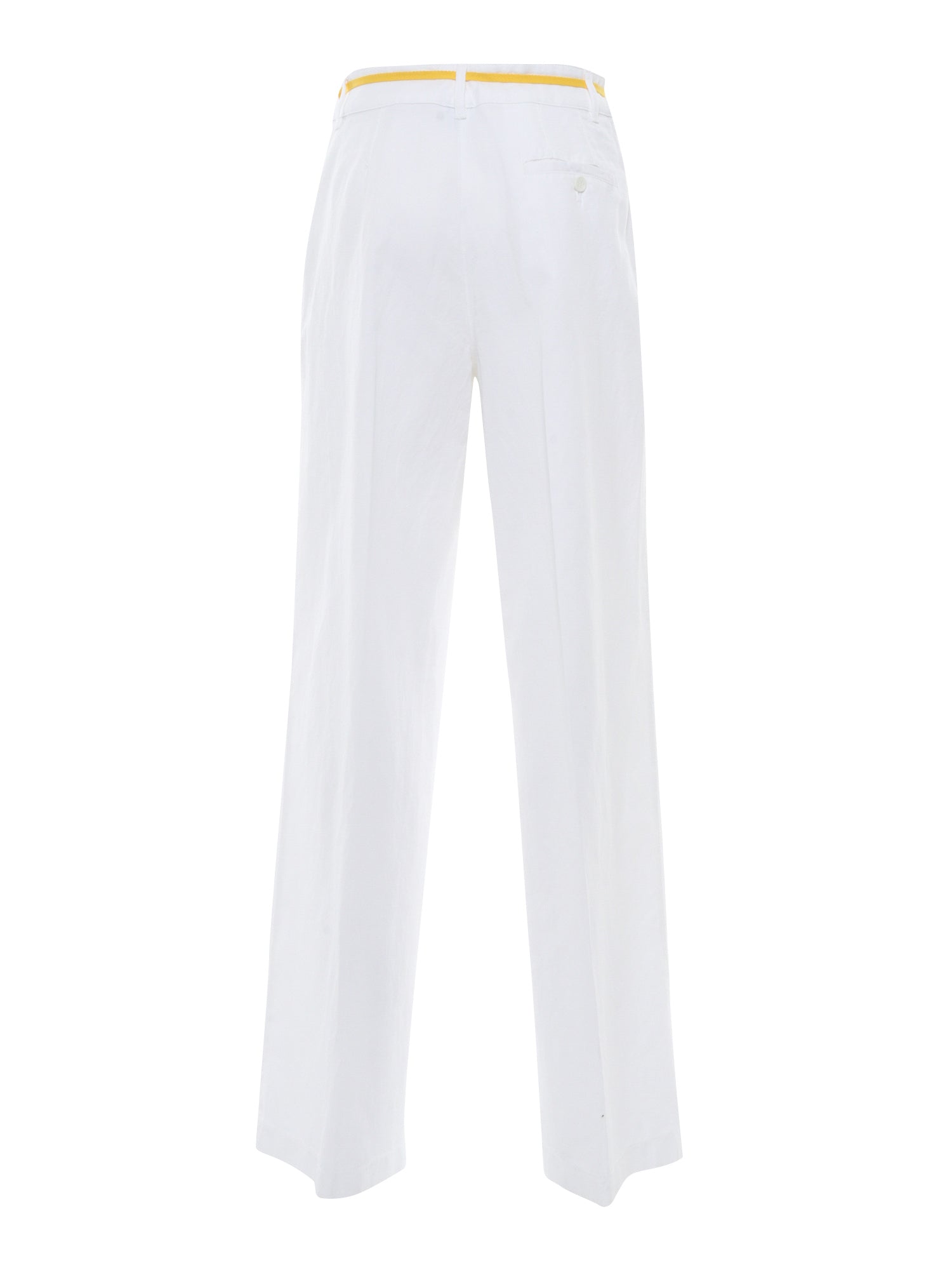 MOD.0188 PANTS White Cotton Linen