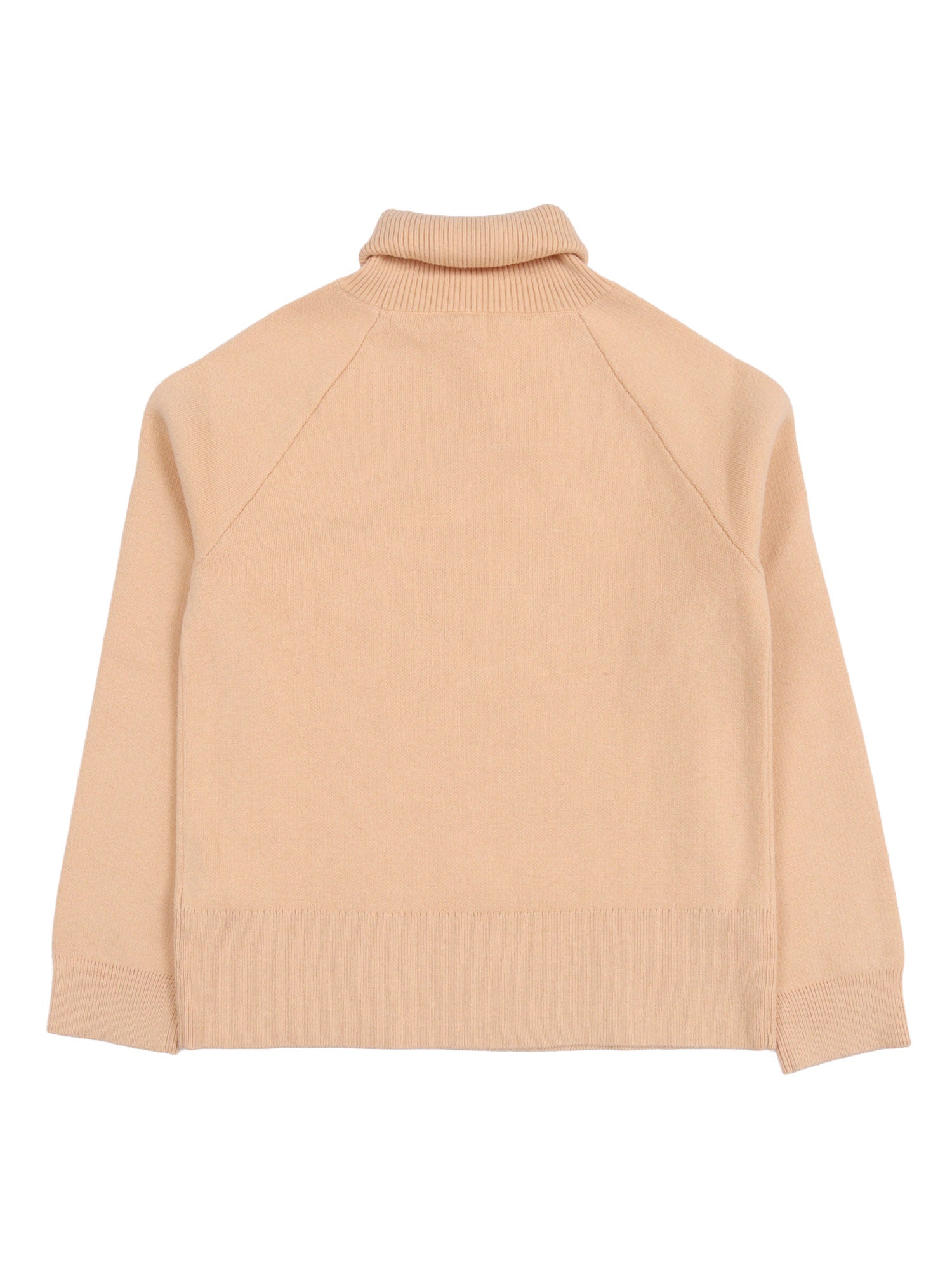 Sweatshirt Beige Cotton Wool Crewneck