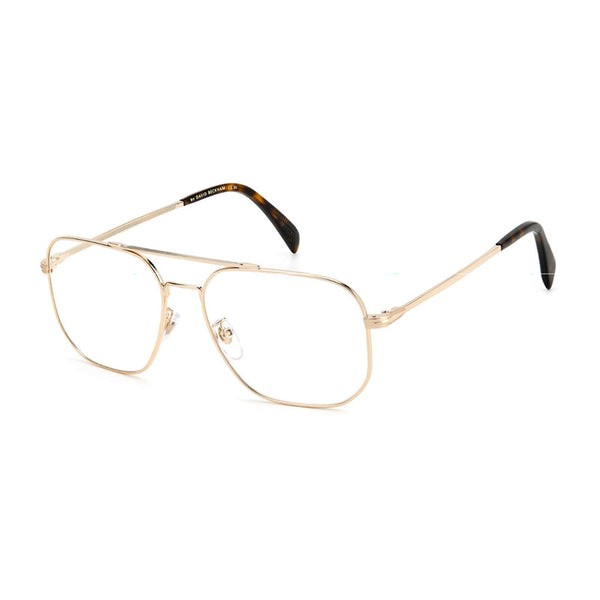 , Frame And Lens Gold Eyeglasses