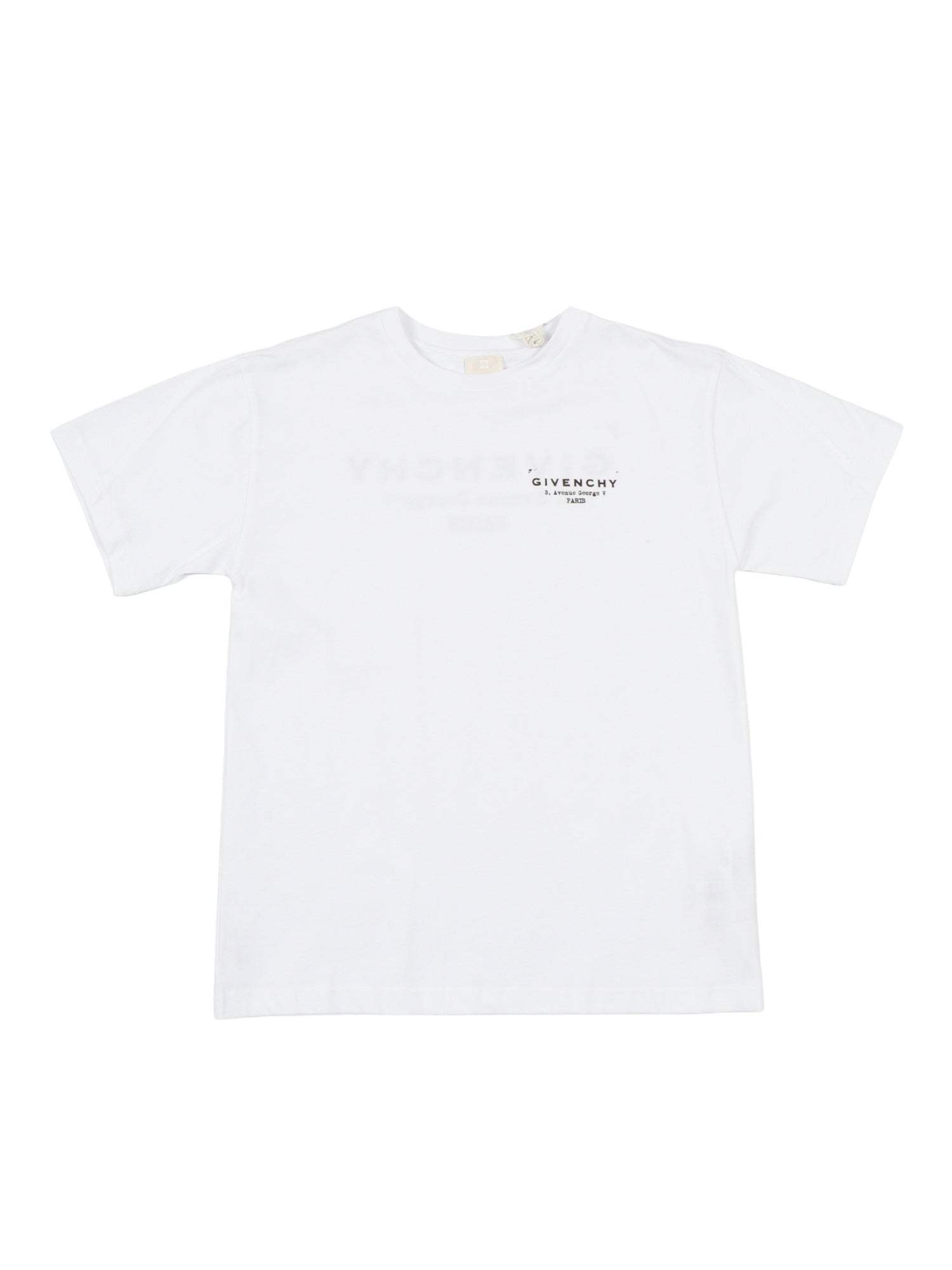 SHORT SLEEVE T-SHIRT White Cotton Sleeves