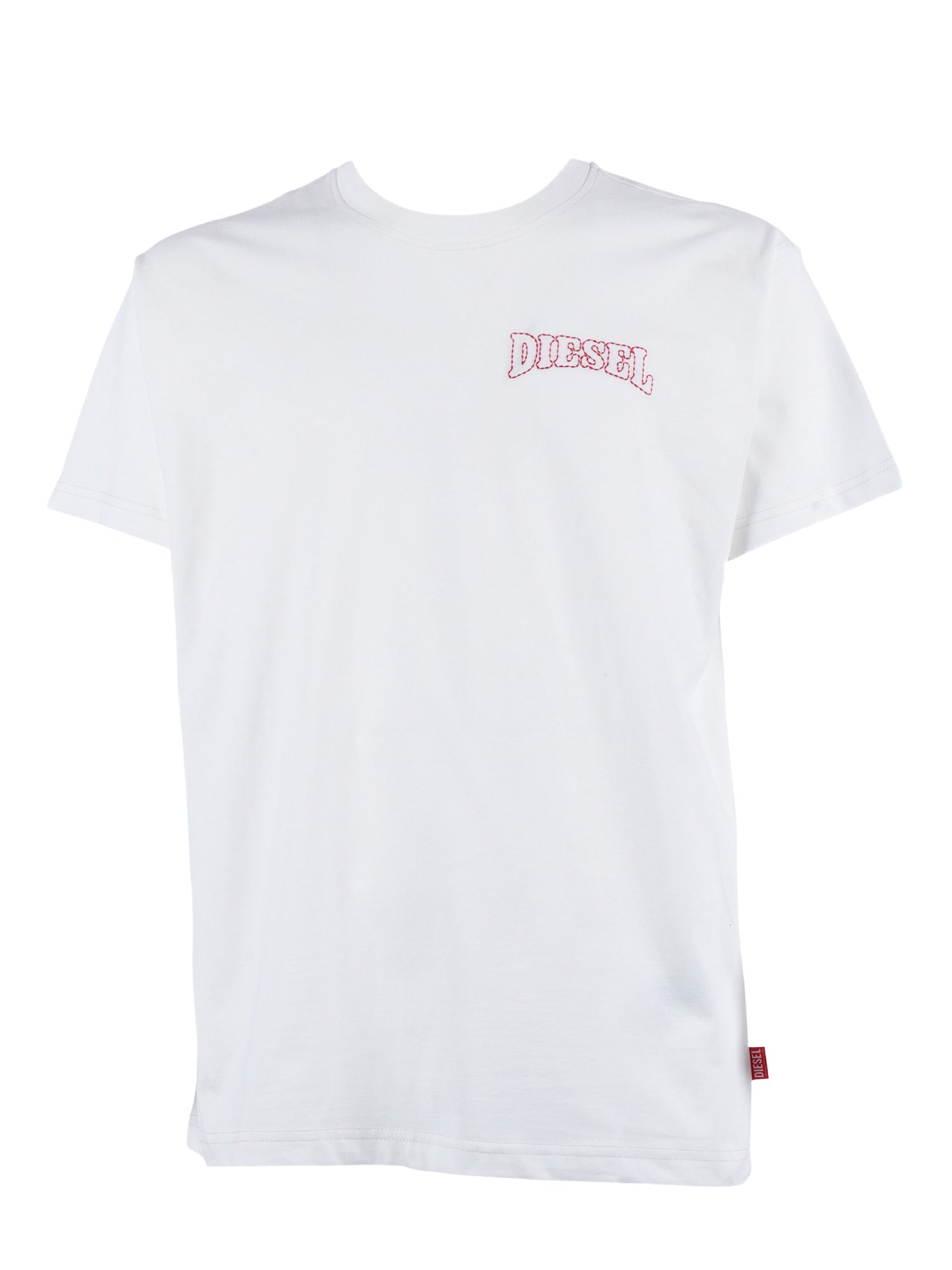 T-shirts White Cotton Short Sleeves T-shirt