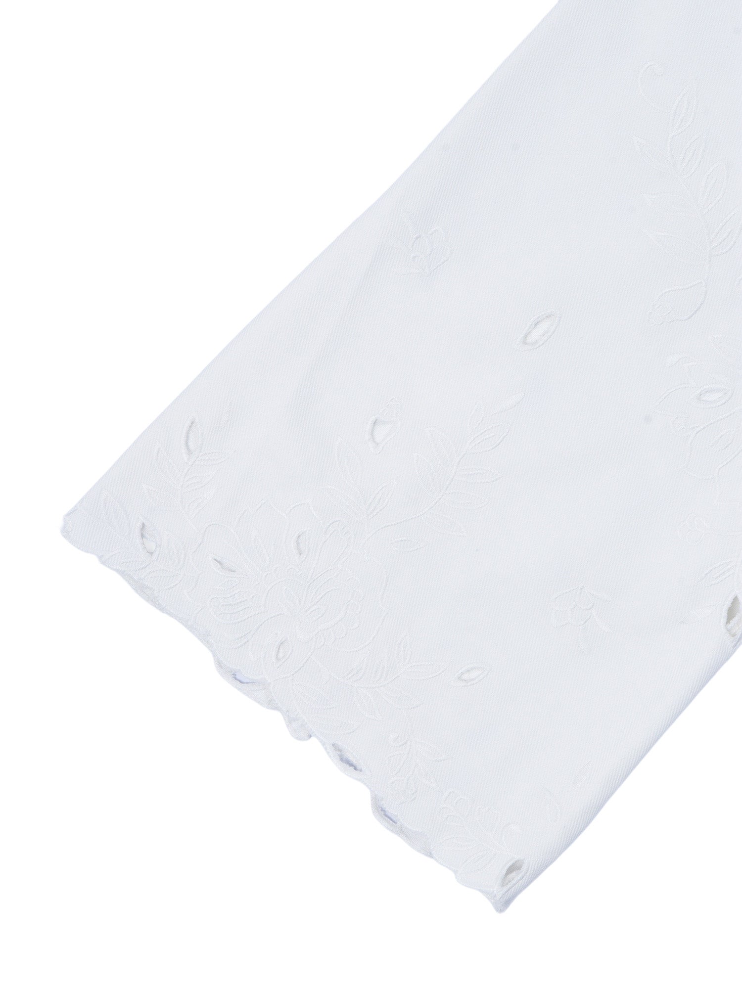TROUSERS White Cotton Fabric 2 Pant