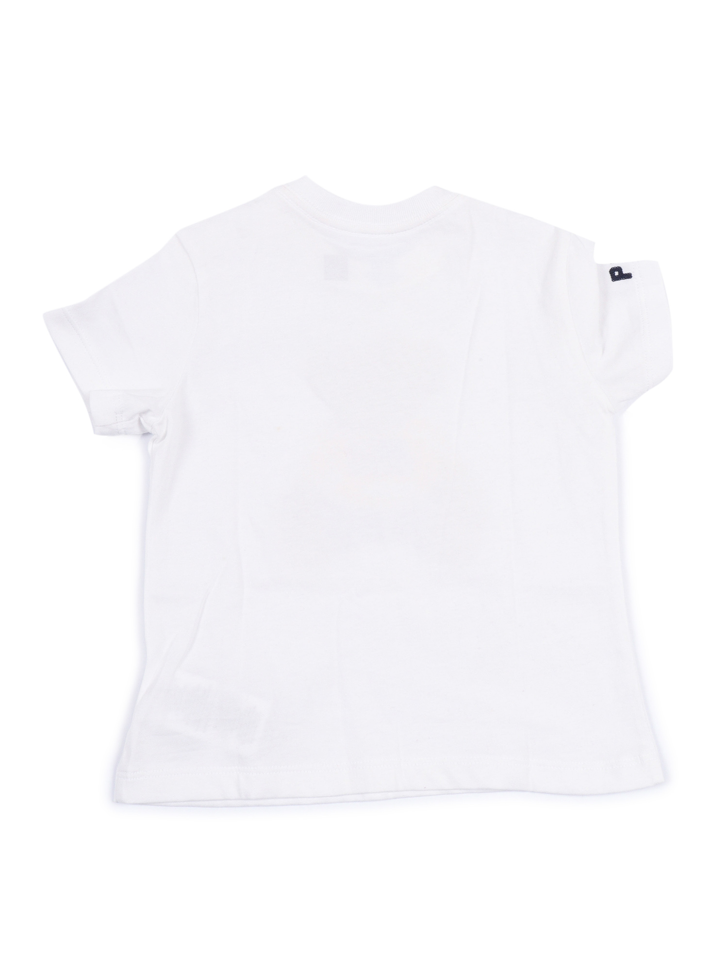 BEAR TEE-KNIT SHIRTS-T-SHIRT White Cotton Short Sleeves T-shirt