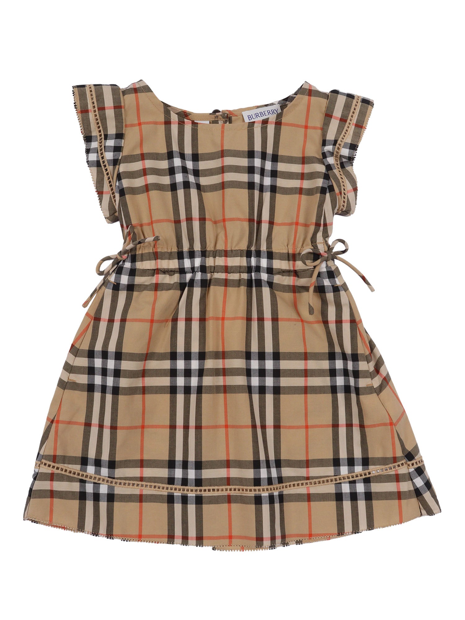 INF GIRL DRESSES Beige Cotton