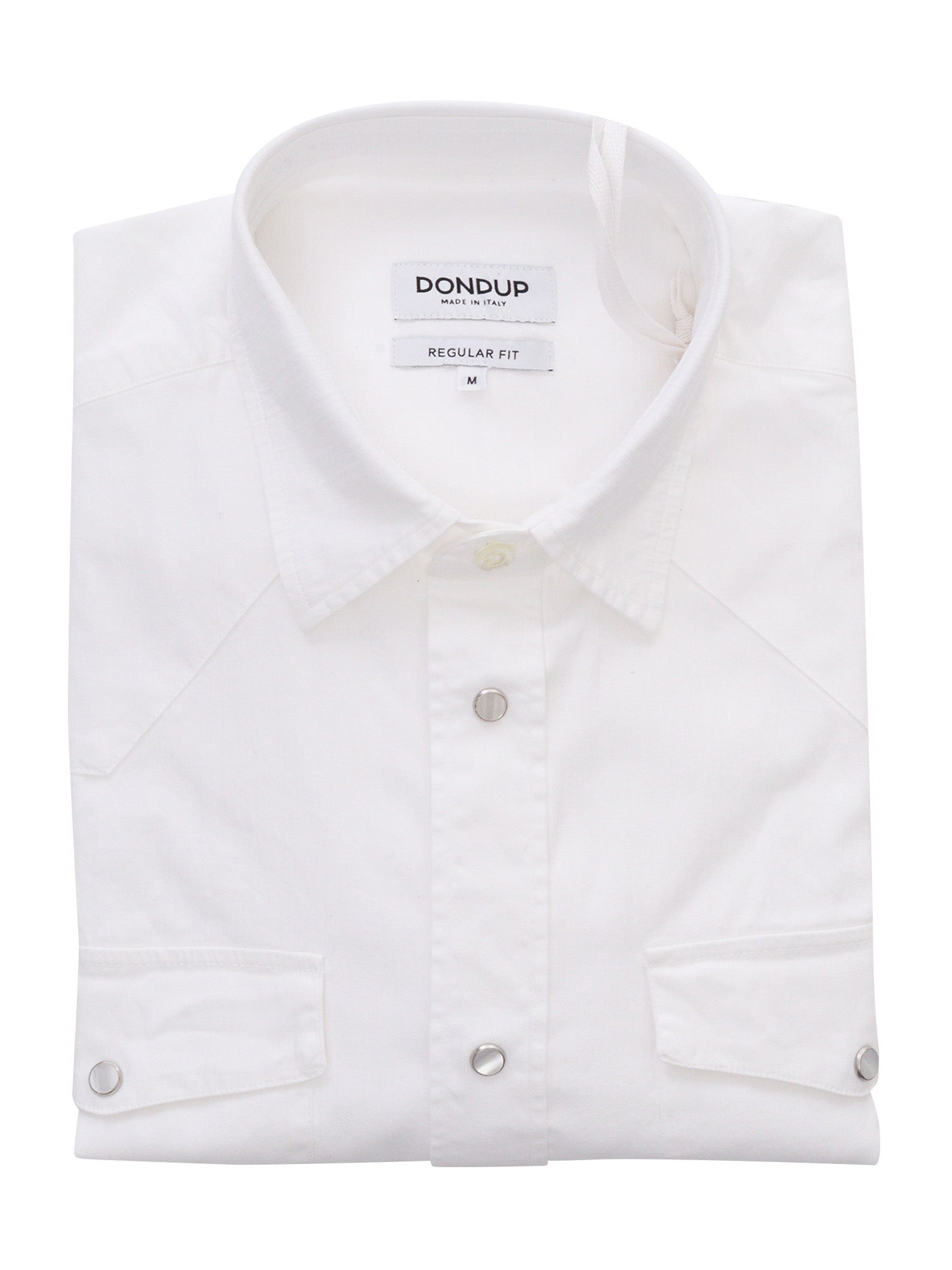 White shirt with pocket Cotton Elastane