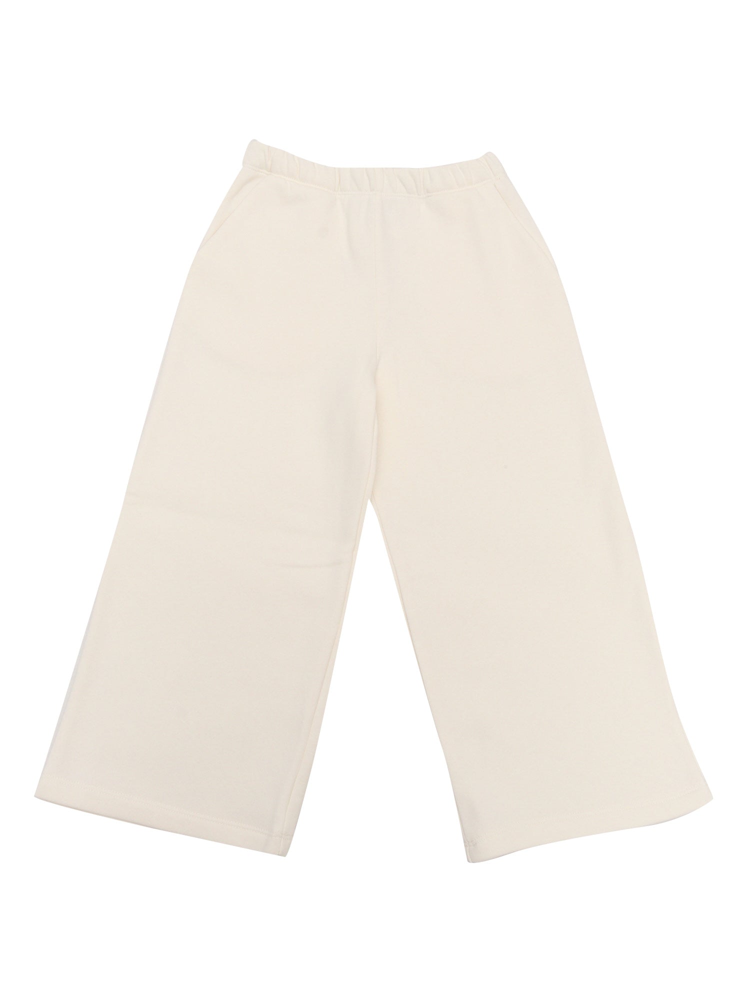 Joggers White Cotton Polyester Jogging Pant