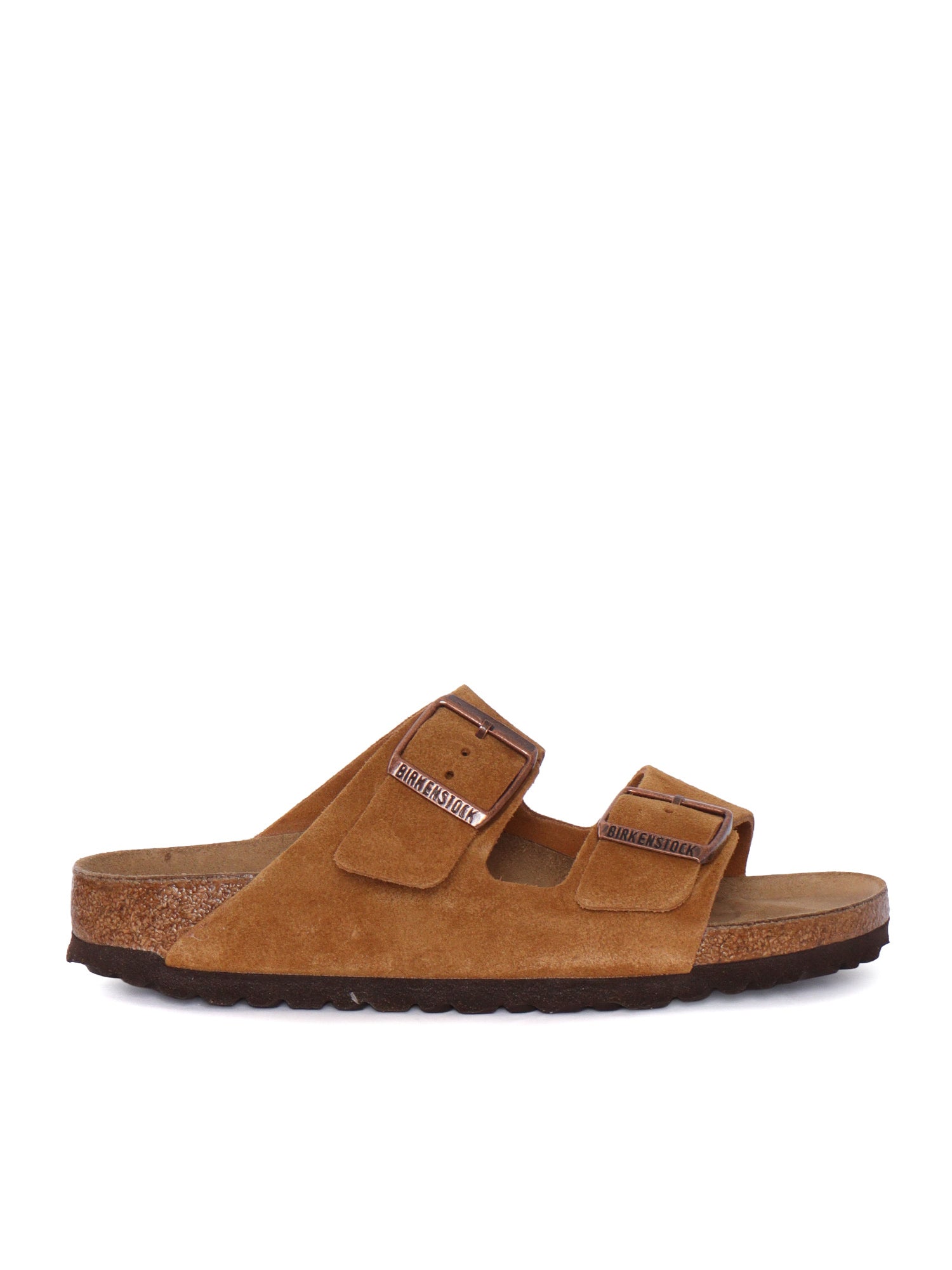 Arizona mink, Suede Leather Brown Sole In Eva Sandal