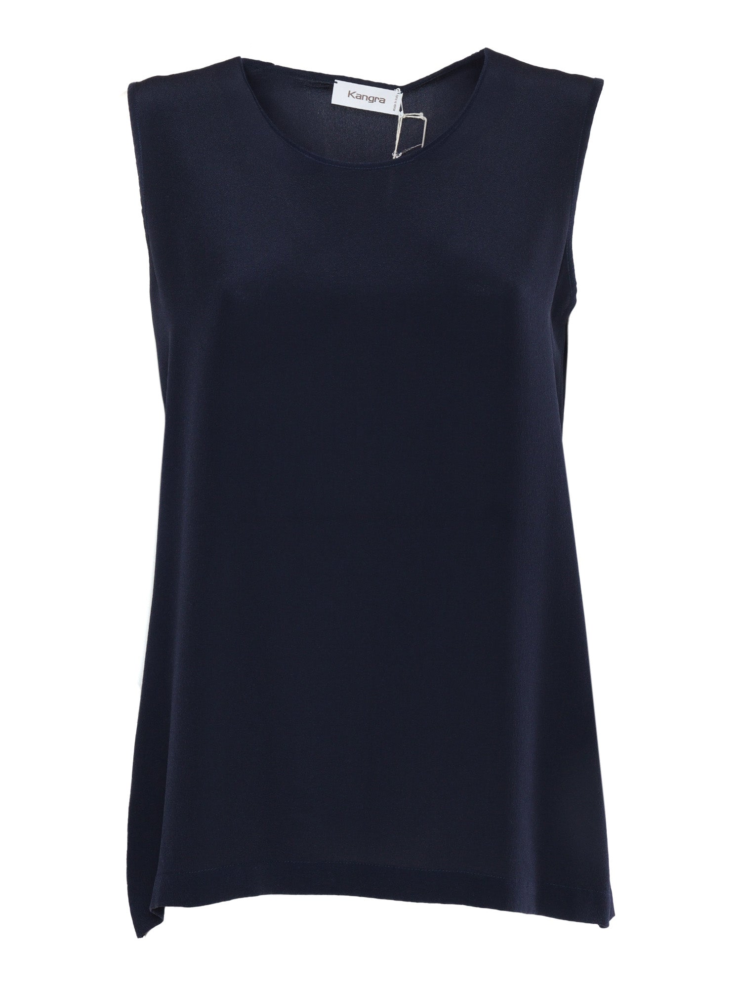 SILK TANK TOP Blue