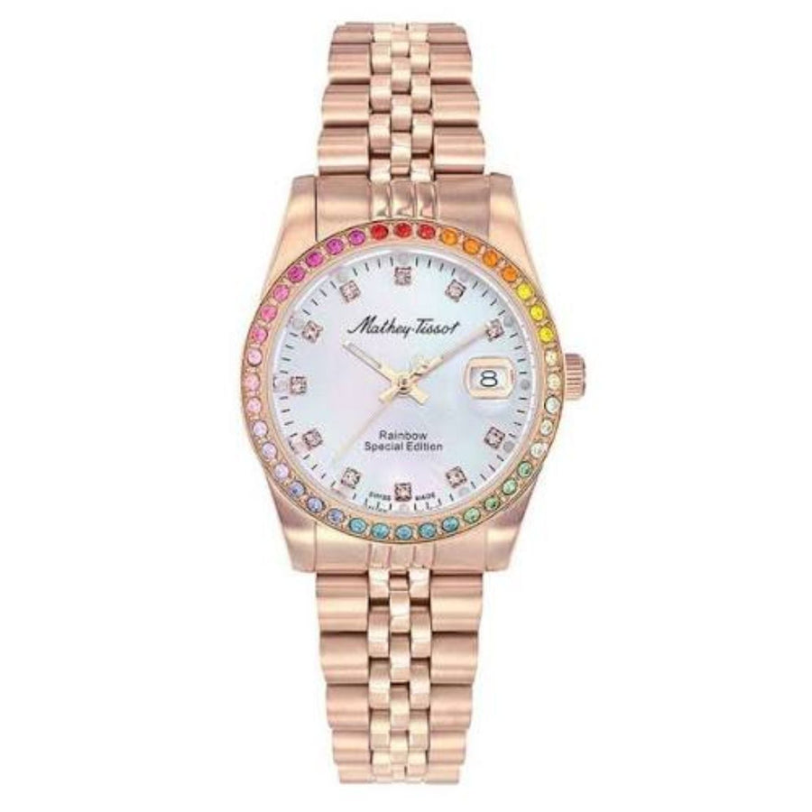 Mathey Tissot Womens Rainbow White