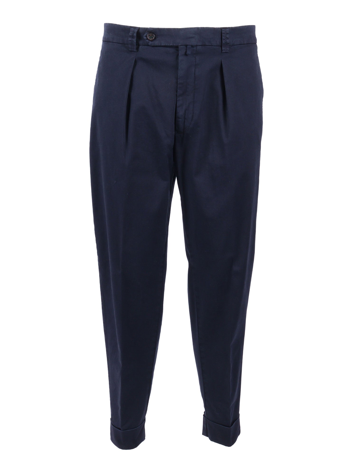 chiaia-GD pants Blue Cotton Elastane