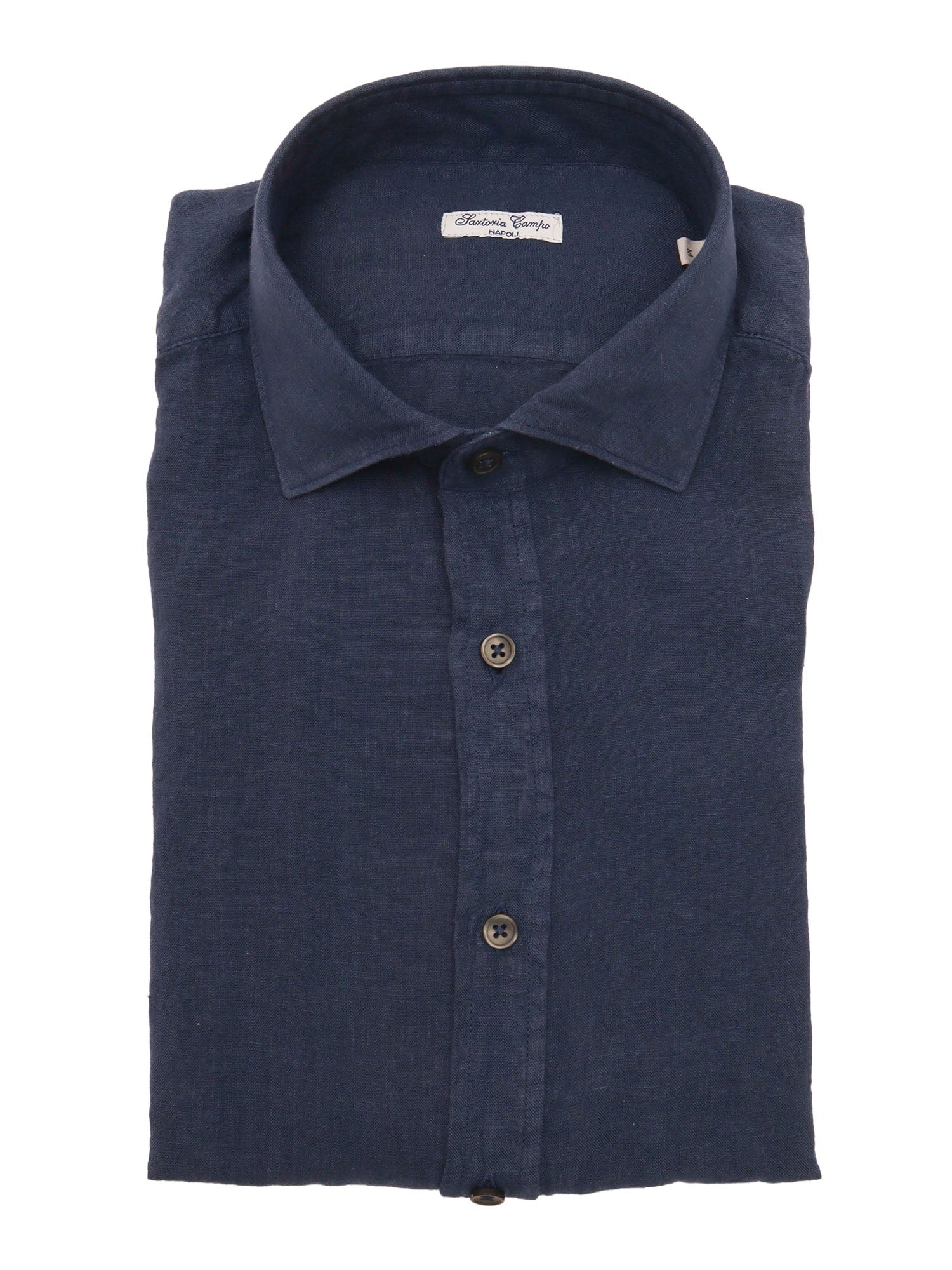 Mens Shirt Blue Cotton