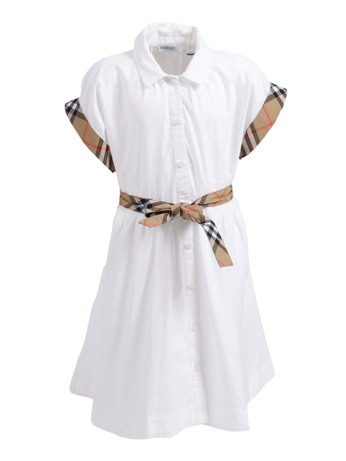 KID GIRL DRESSES White Cotton