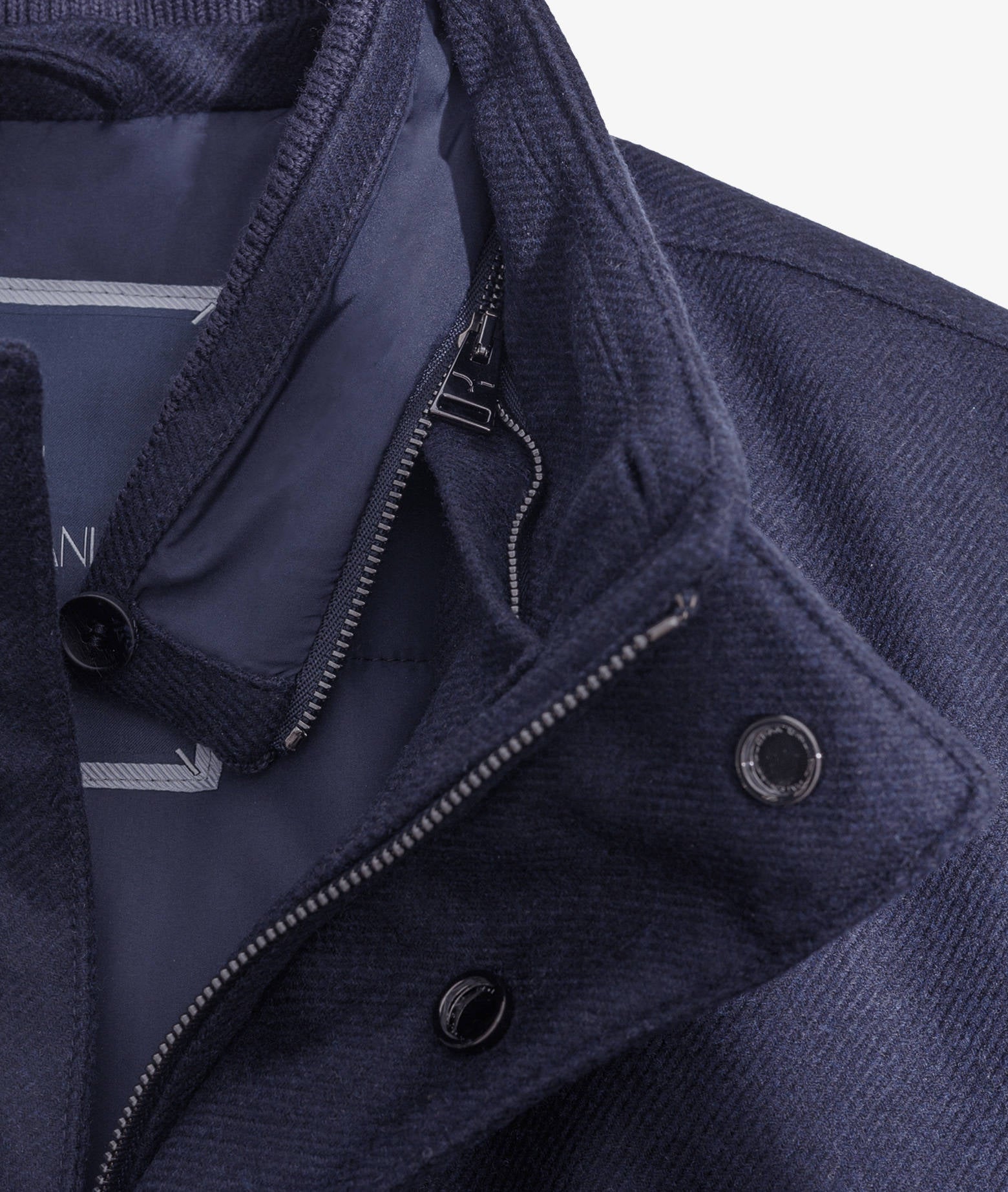 Wool Coat Kiruna Blue Sportwear Jacket